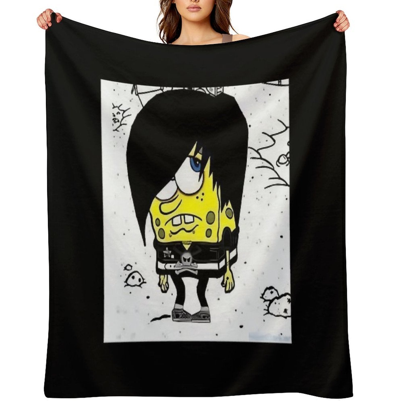 SPONGEBOB EMO Classic Throw Blanket