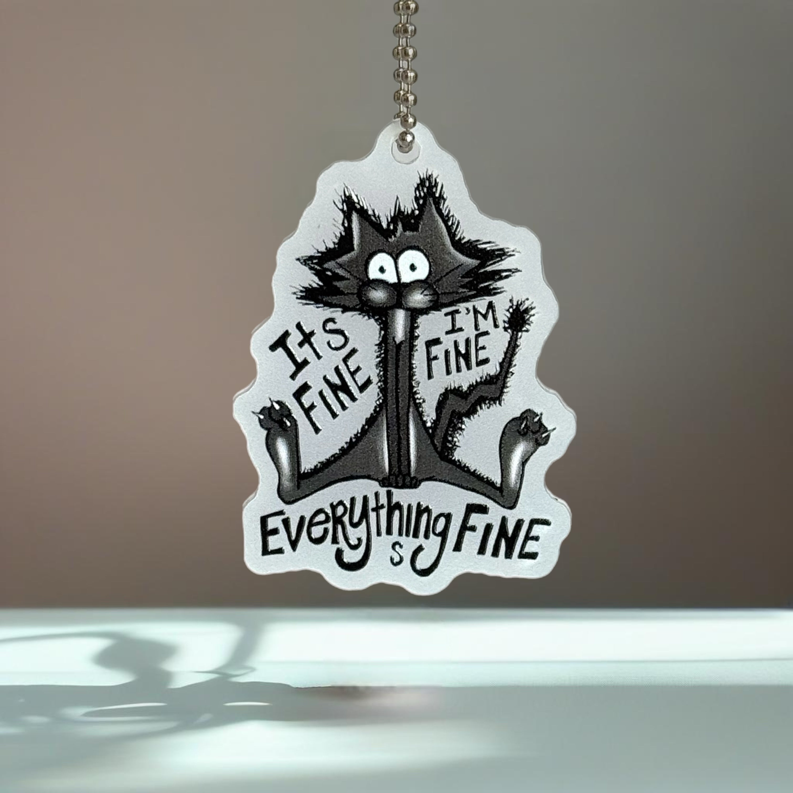 IT’S FINE, I’M FINE Charm - Tumbler Handle Charm