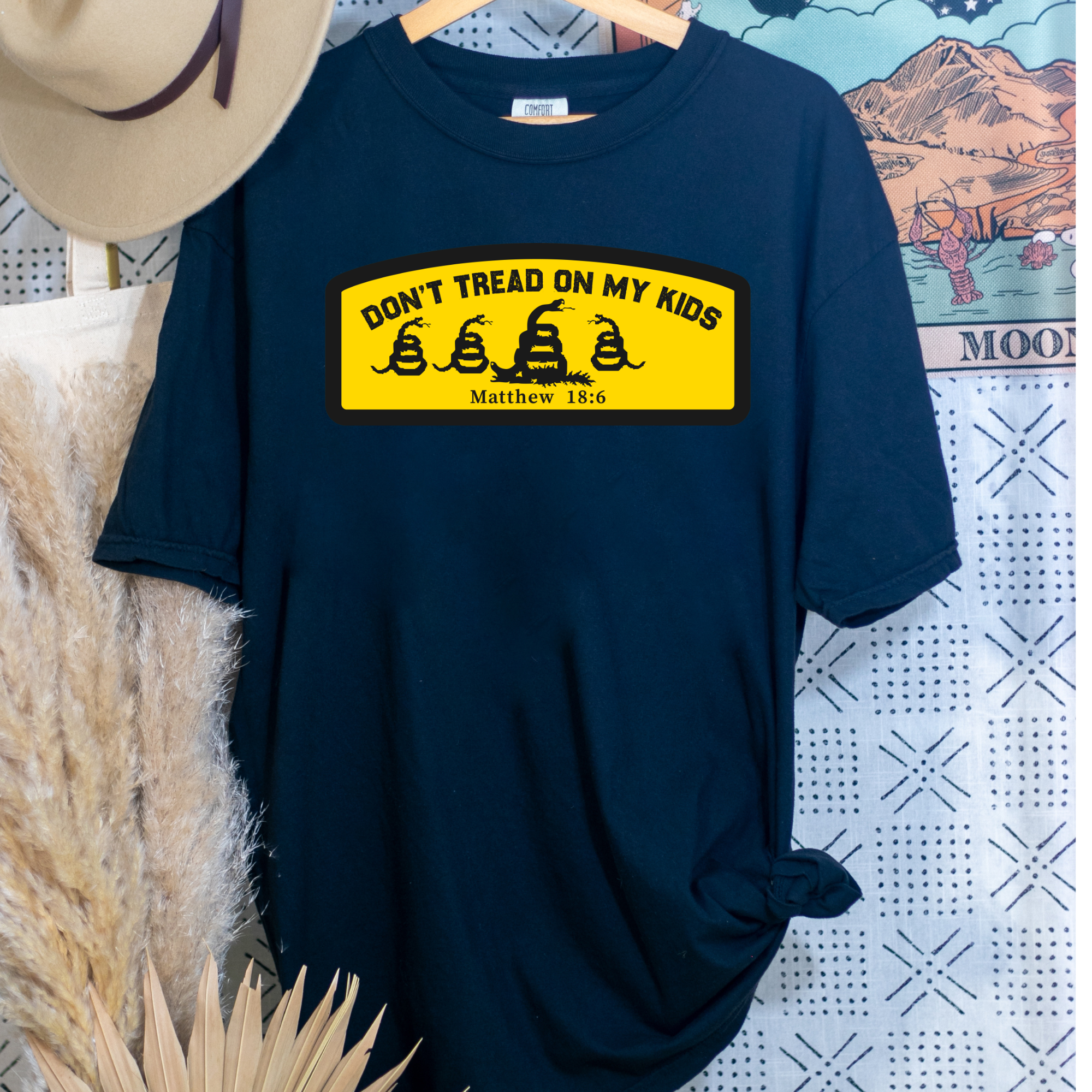 Don&amp;#39;t Tread on my kids Comfort Colors Tshirt