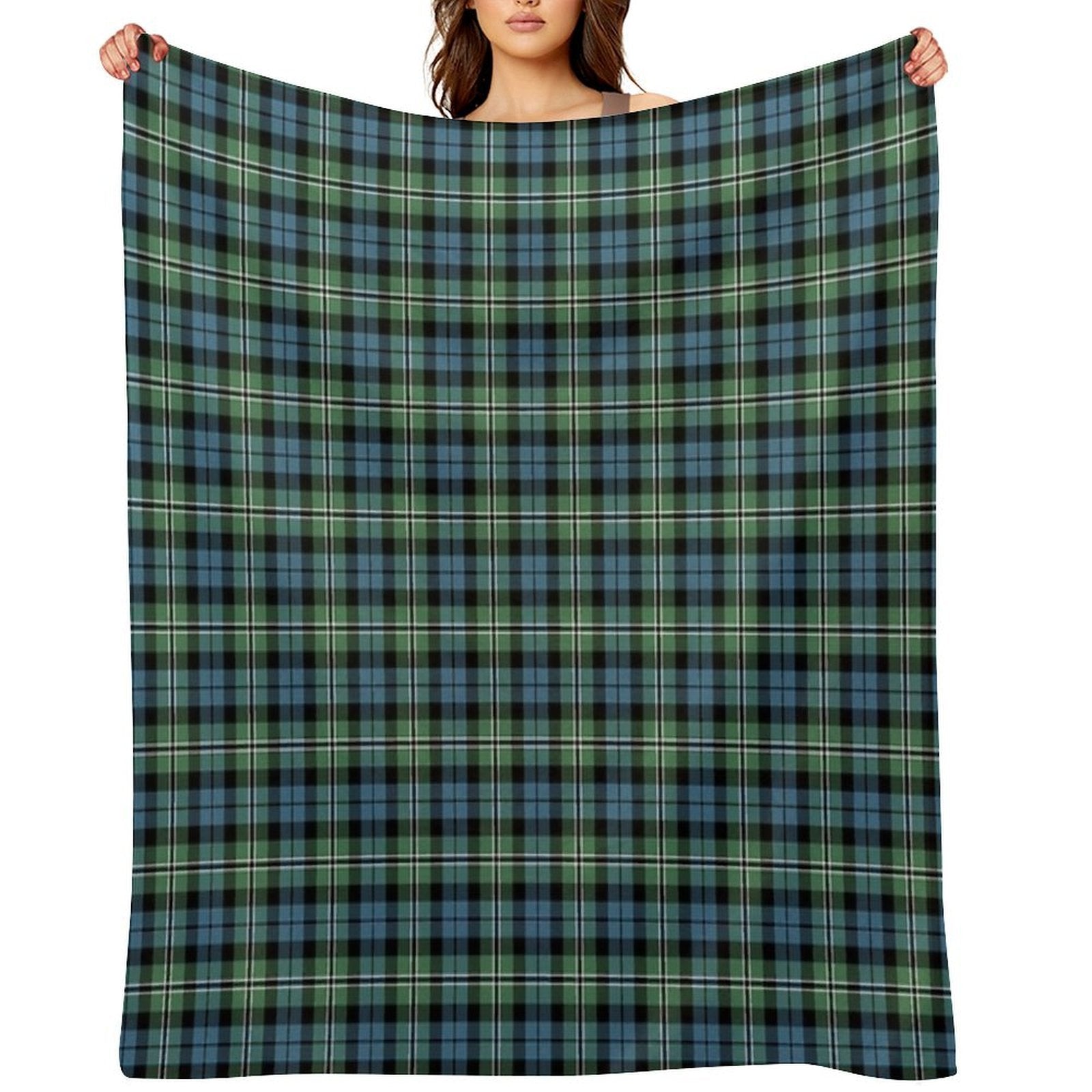 Clan Melville Tartan Throw Blanket