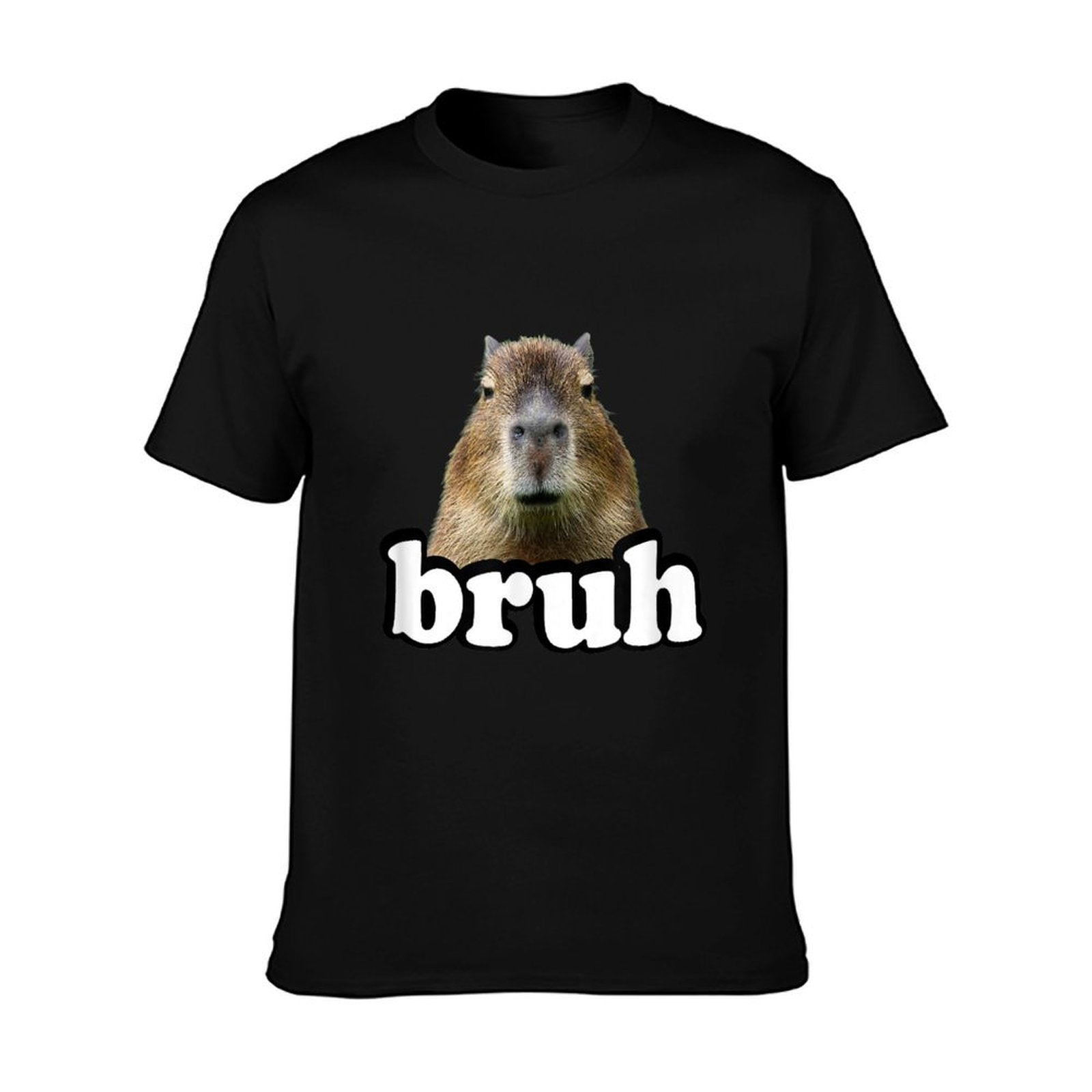 Funny Capybara Gifts Graphic Shirts &amp;amp;s Meme Lover Bruh Capybara T-Shirt