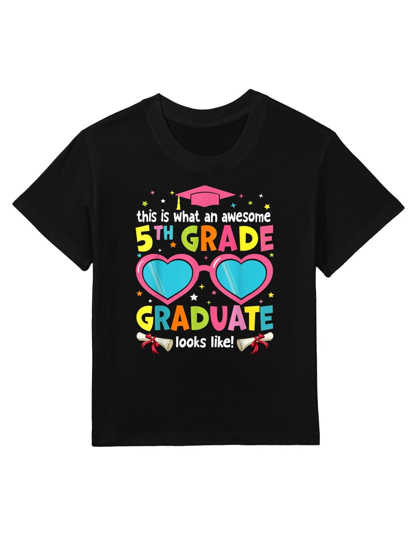 Awesome 5th Grade Graduate Looks Like 5th Grade Graduation Kids T-Shirt