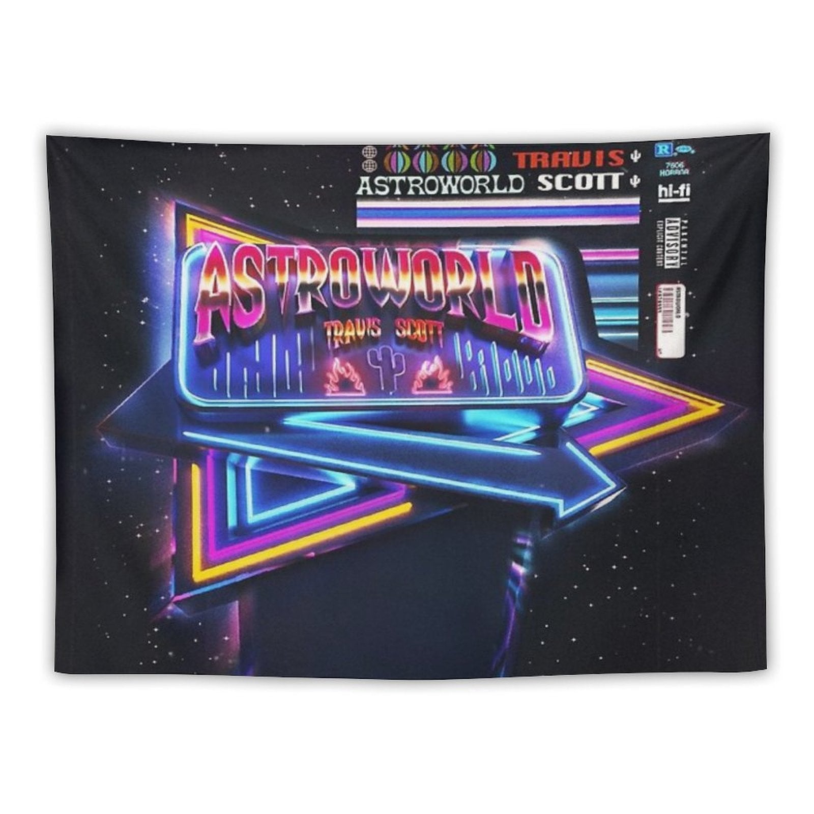 Astroworld Fan Cover Tapestry
