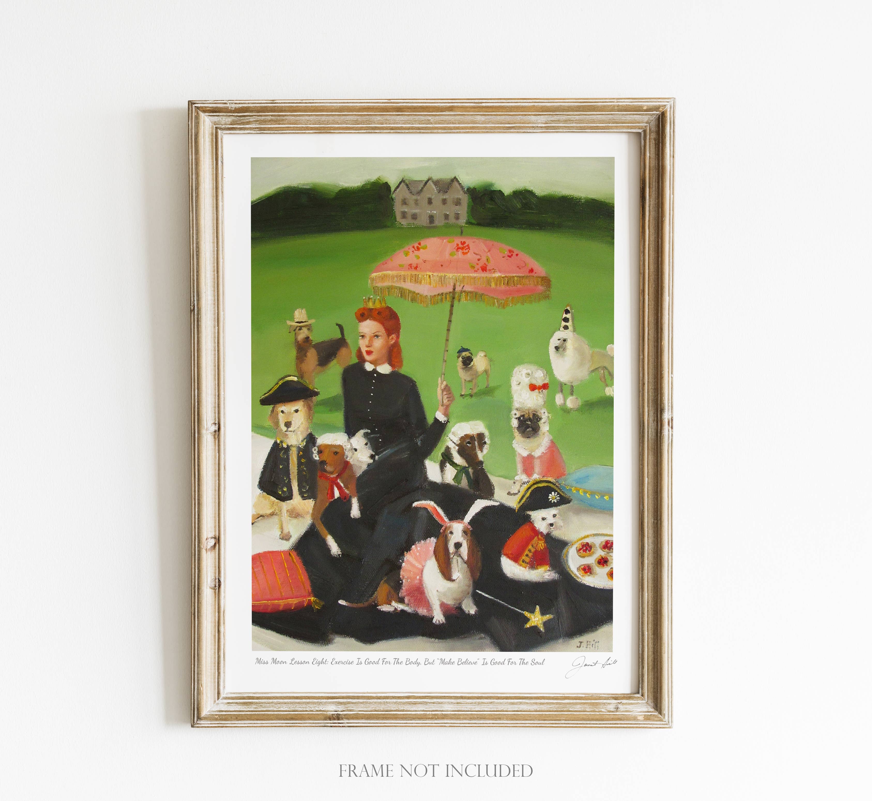 Miss Moon Lesson Eight - 8.5&amp;quot; X 11&amp;quot; Art Print