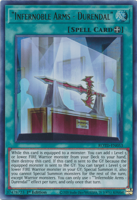 "Infernoble Arms - Durendal" [ROTD-EN053] Ultra Rare