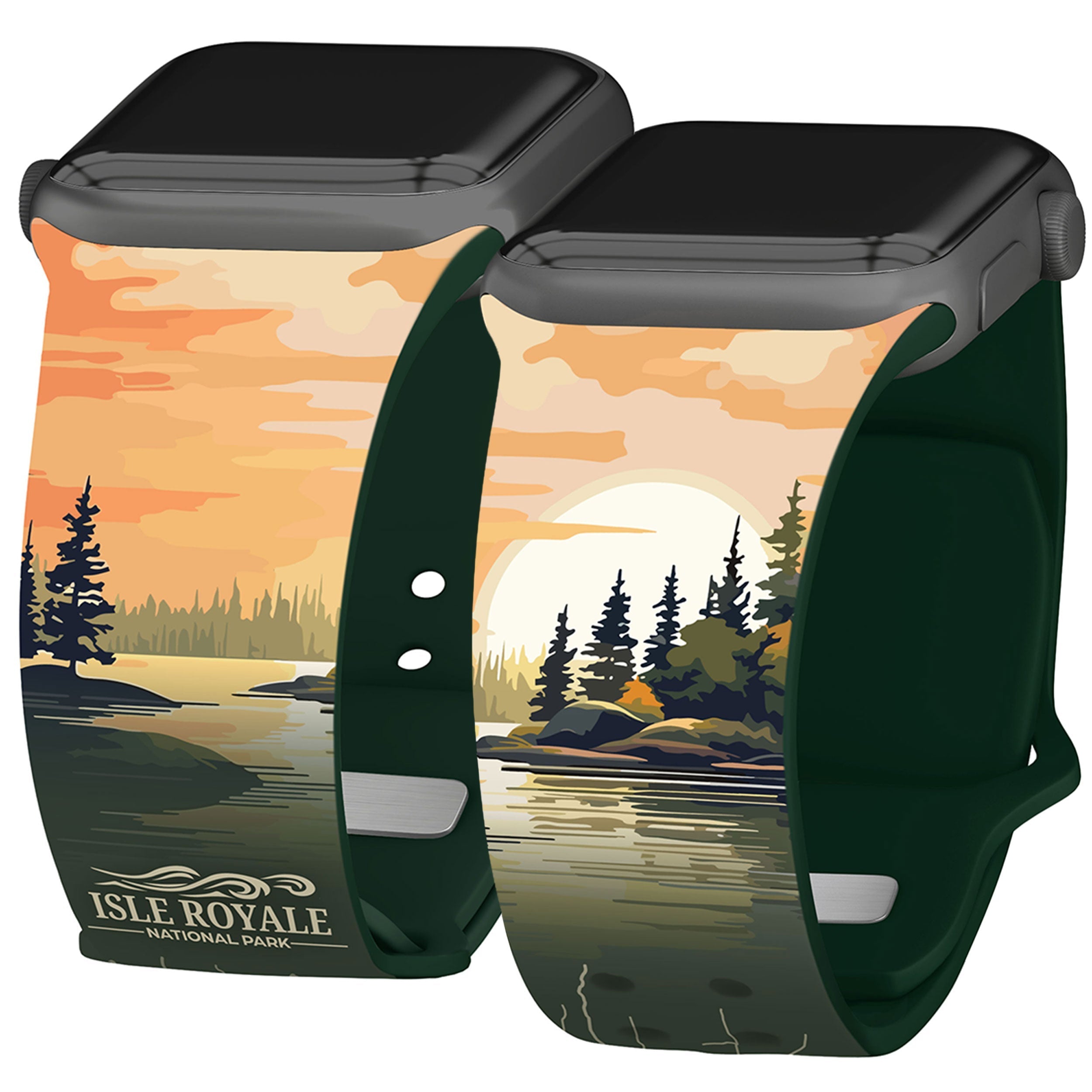 National Parks Isla Royale HD Apple Watch Band