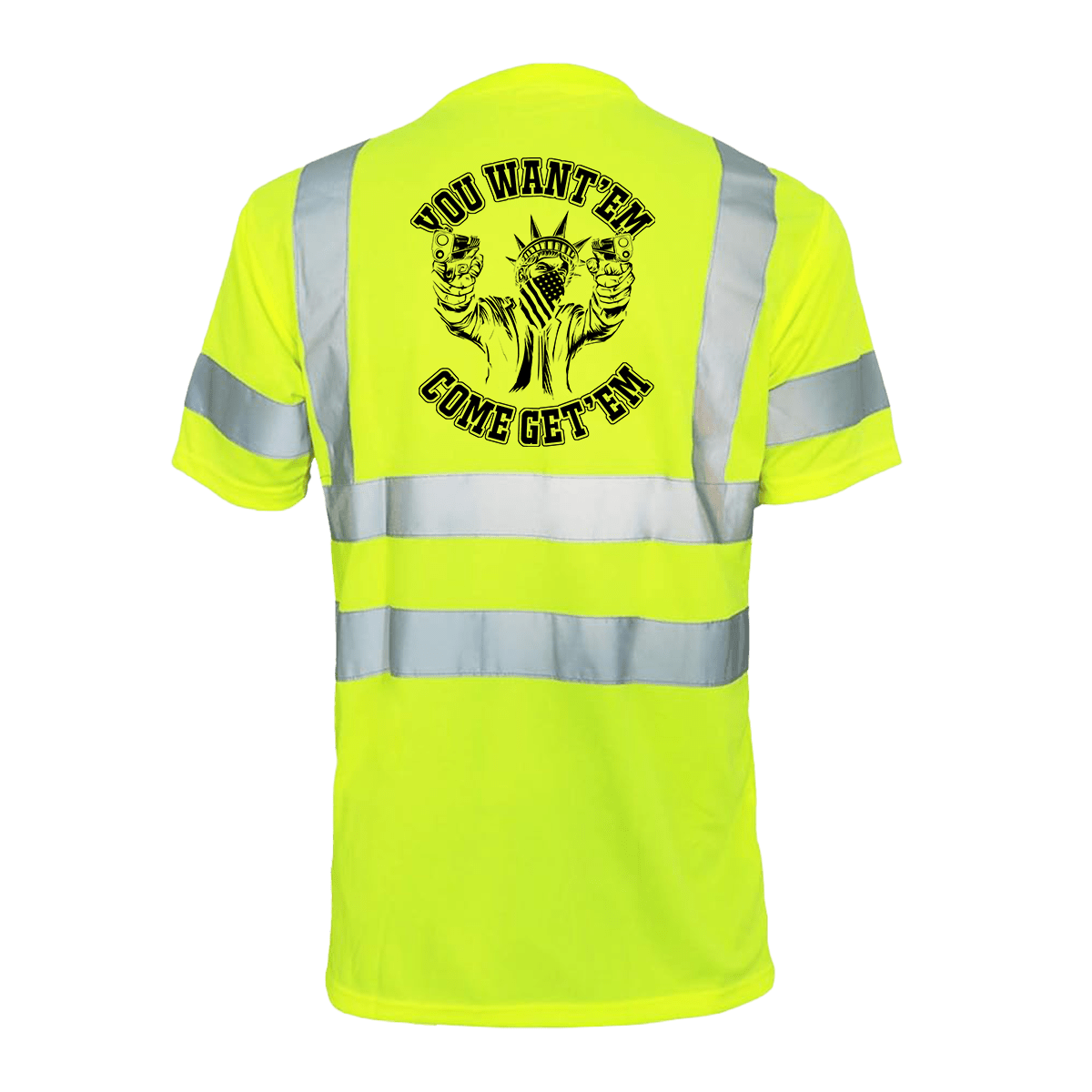 Come Get &amp;#39;EM - Reflective Safety T-Shirt
