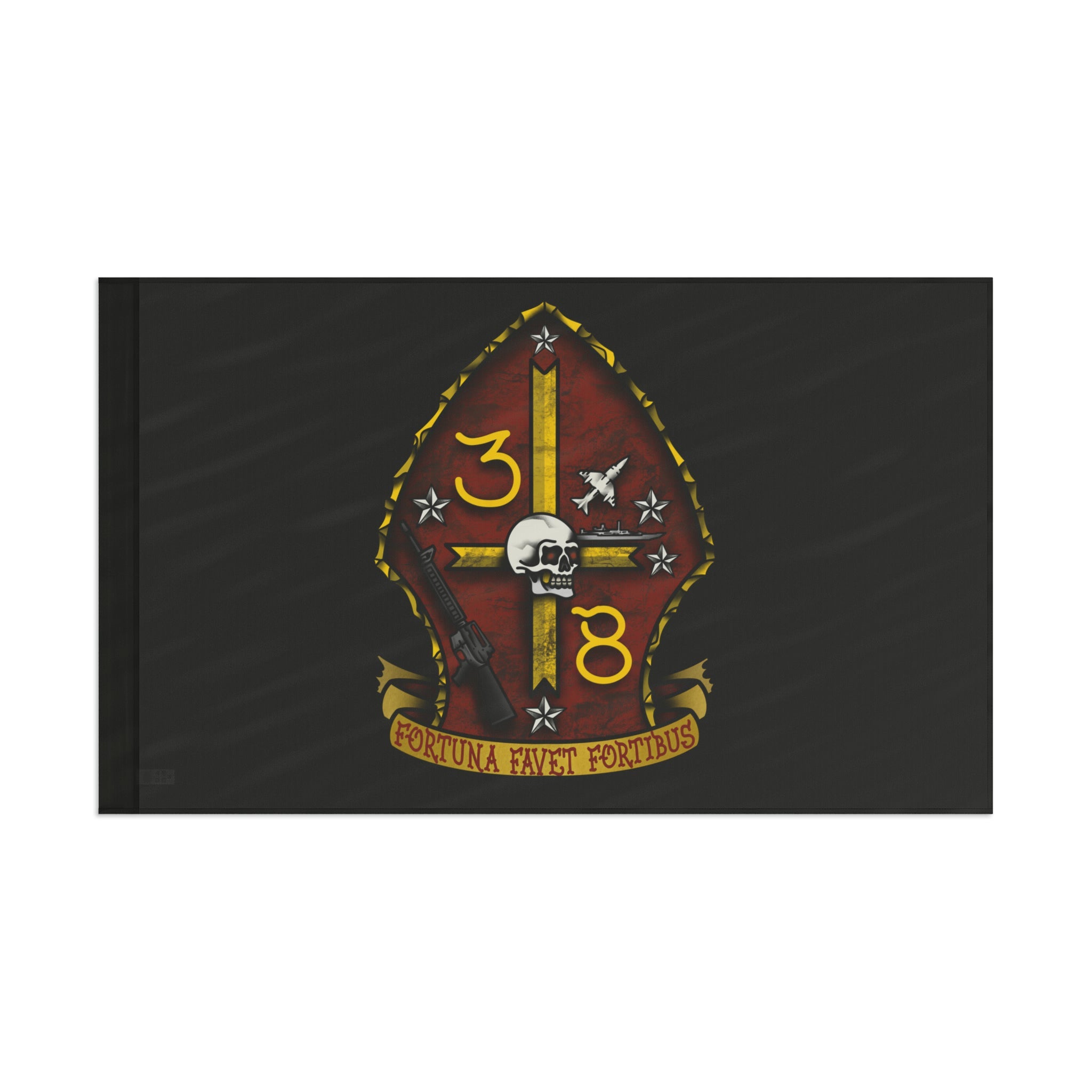 3/8 Fortune Favors the Strong Flag