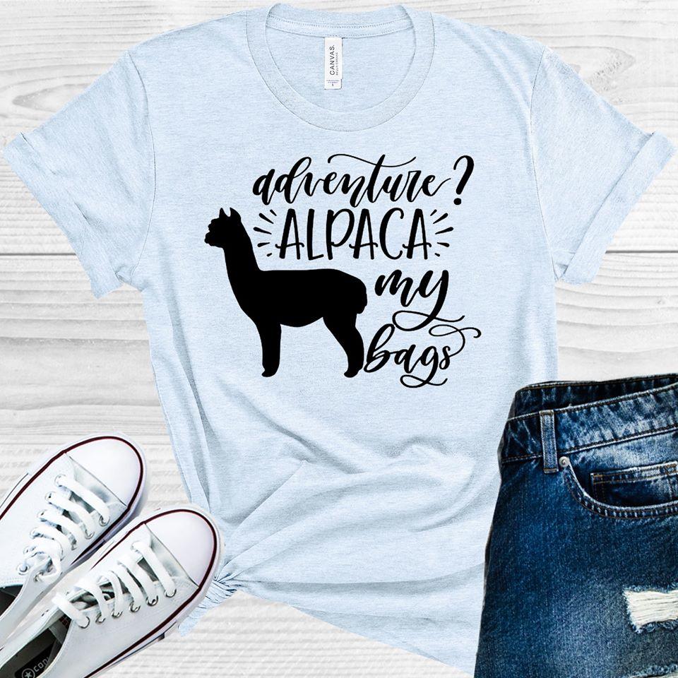 Adventure Alpaca My Bags Graphic Tee