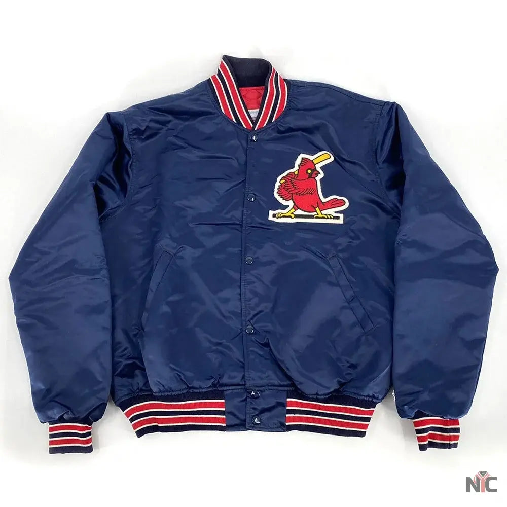 90’s St Louis Cardinals Blue Jacket