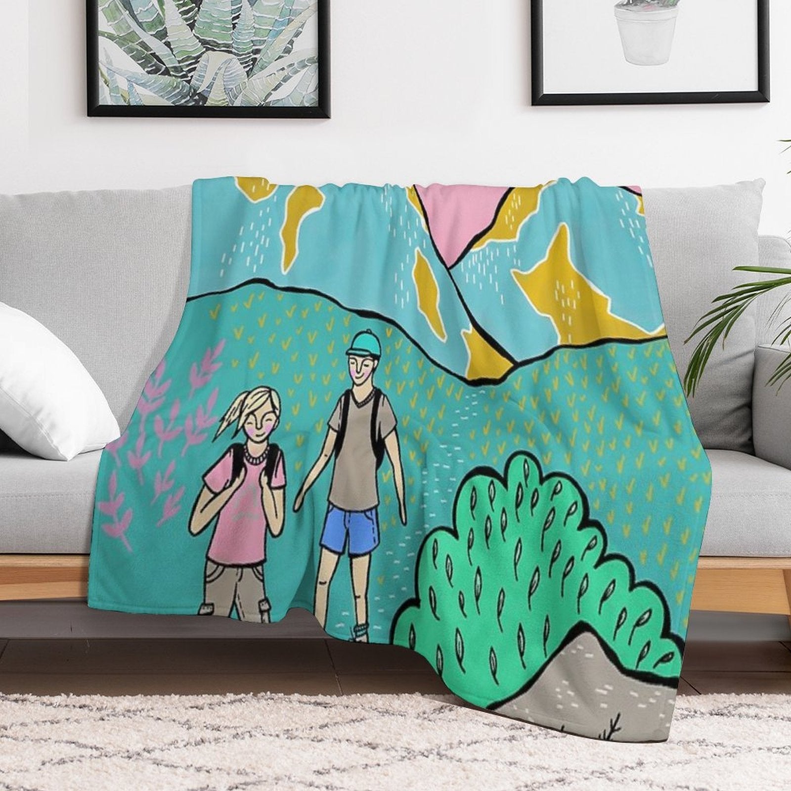 Take Me Home Country Road Throw Blanket