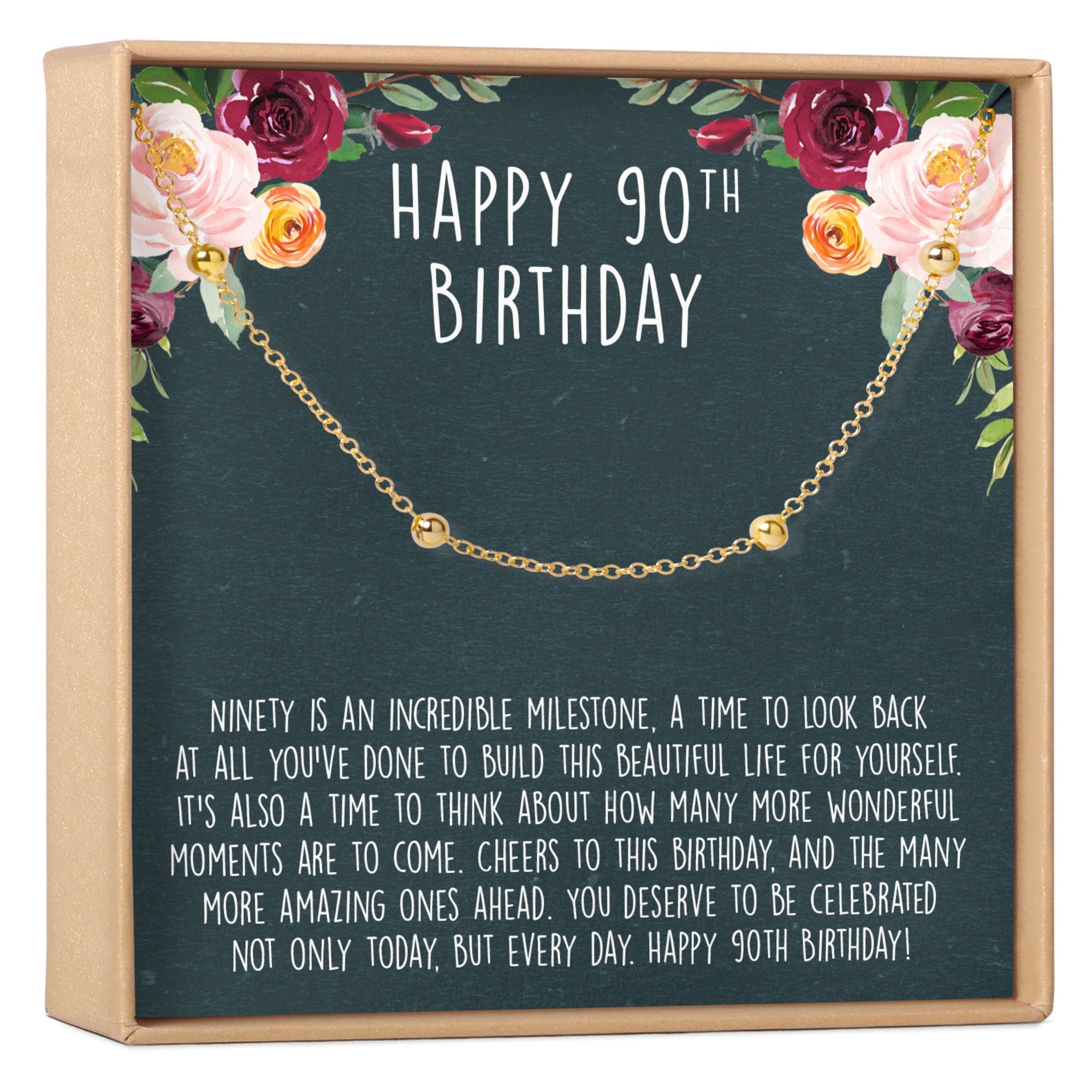 90th Birthday Dot Bracelet