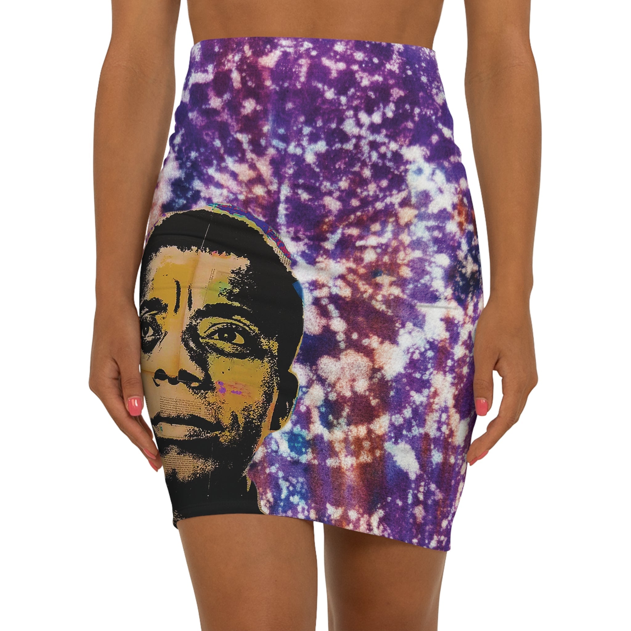 Baldwins Colorful Thoughts Women&amp;#39;s Mini Skirt HUE+MAN Collective