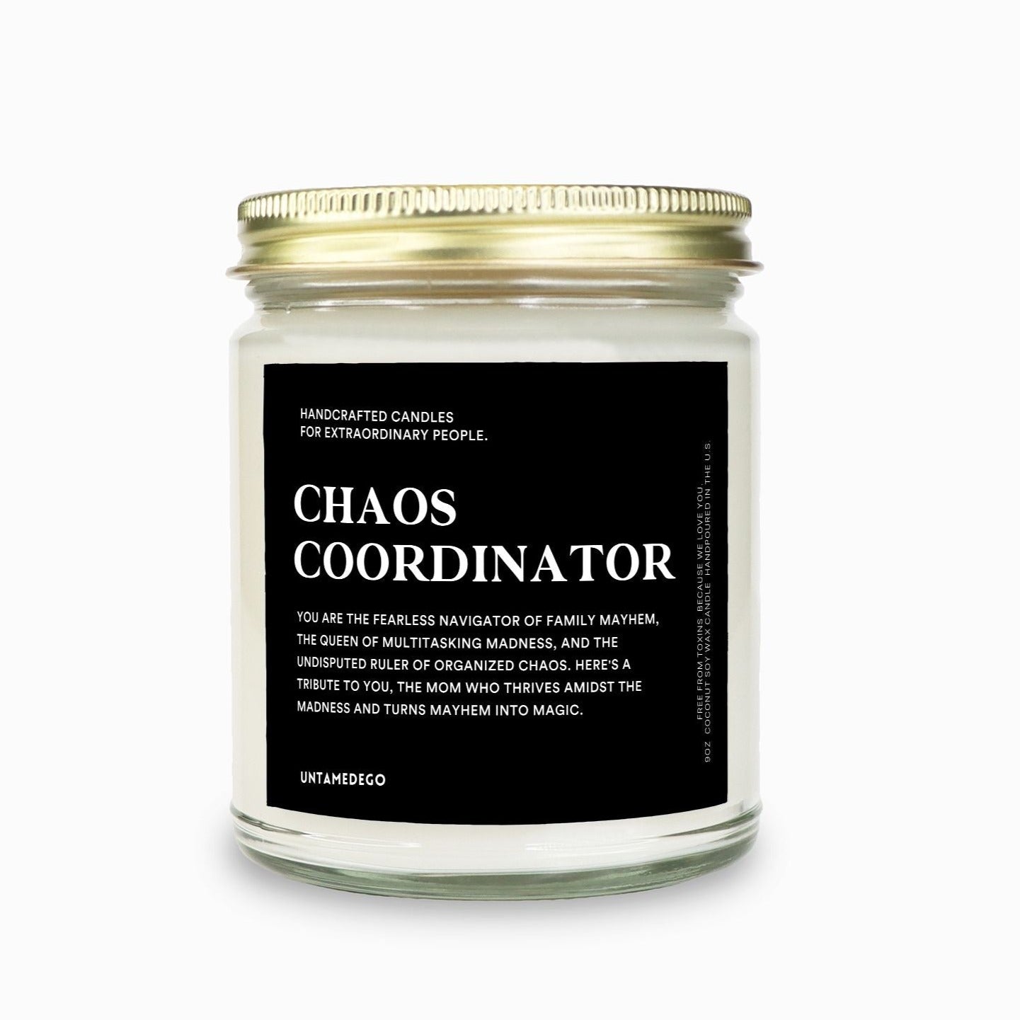 CHAOS COORDINATOR MESSAGE CANDLE