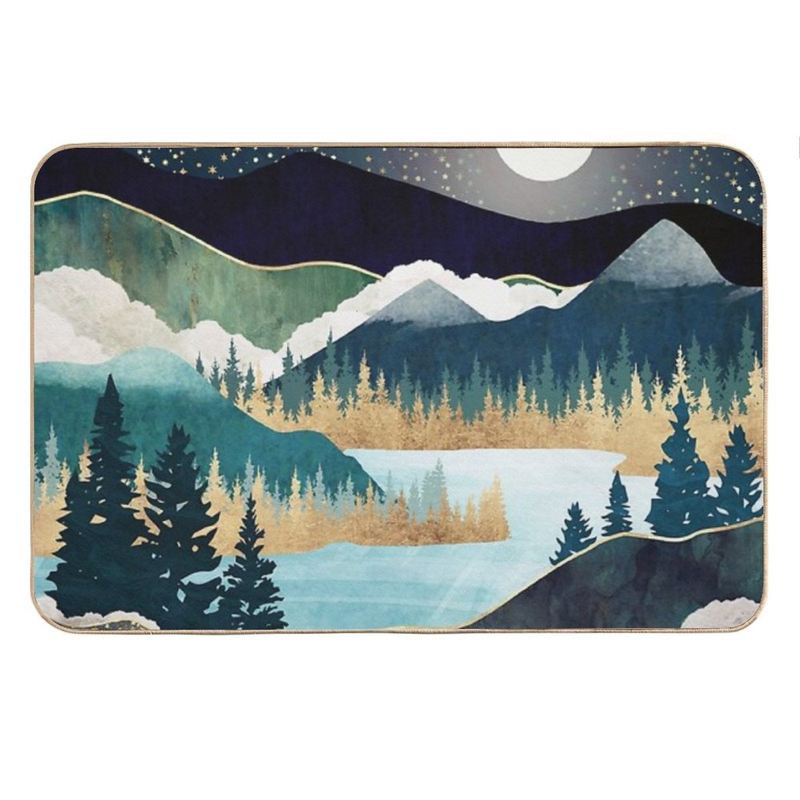 Star Lake Bath Mat