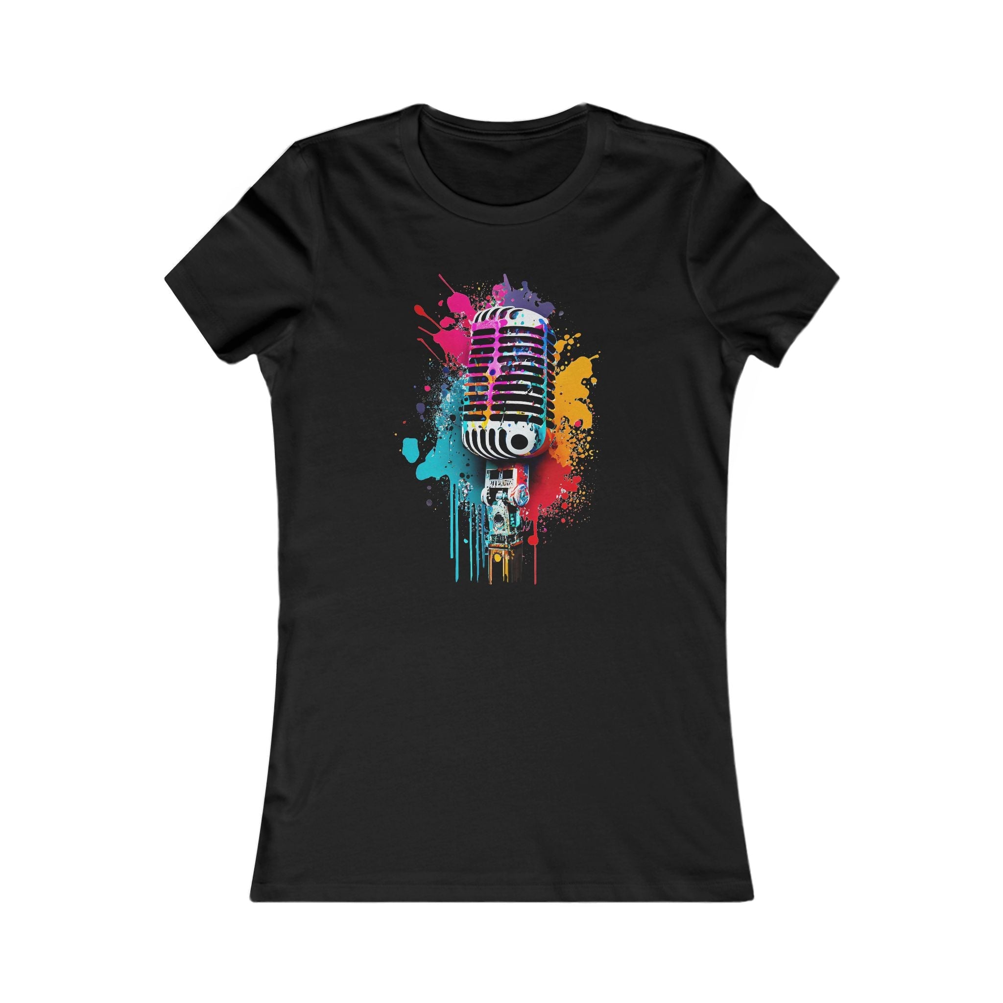 BLKBOK Splatter microphone Women&amp;#39;s Perfect Tee