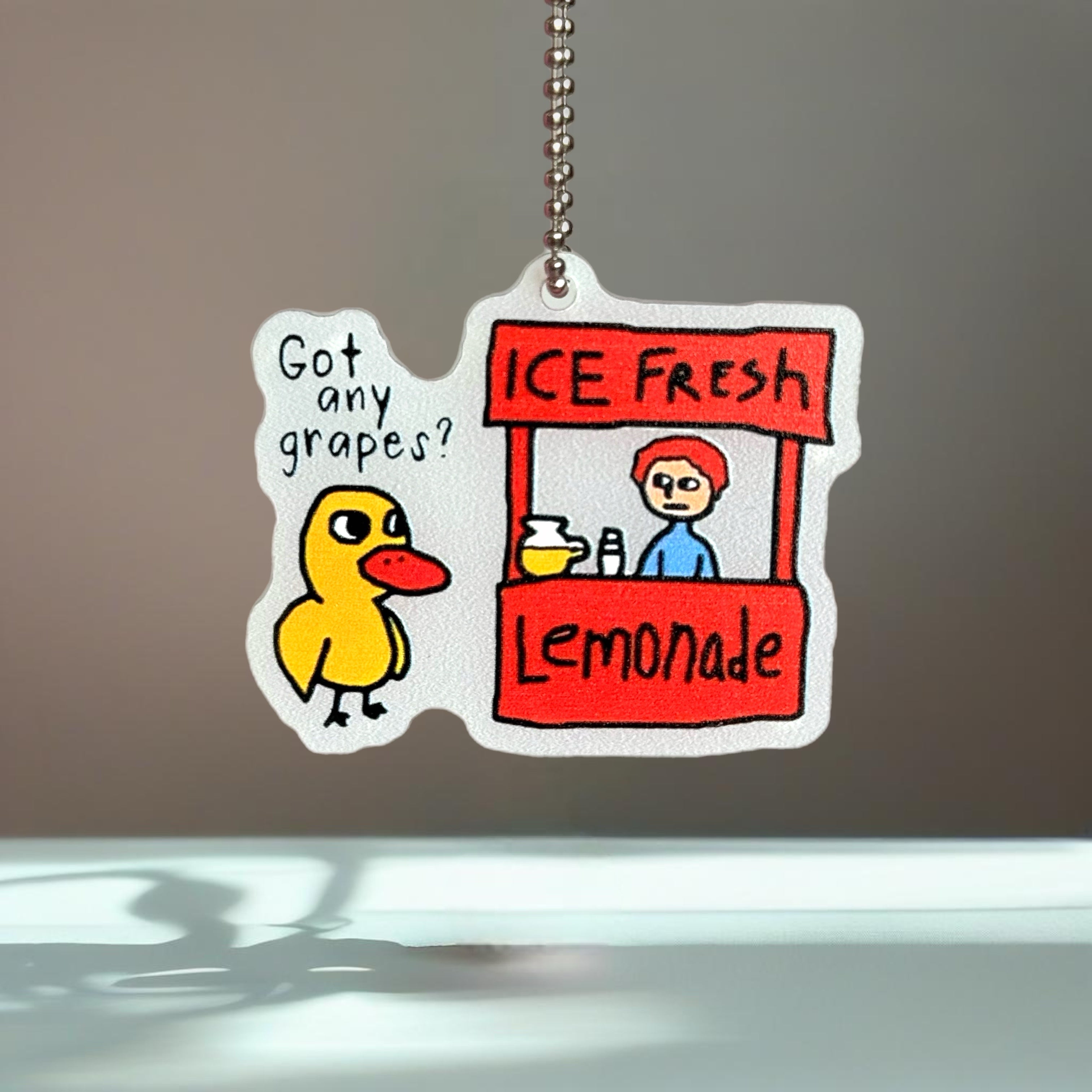 Got any Grapes? Charm - Tumbler Handle Charm