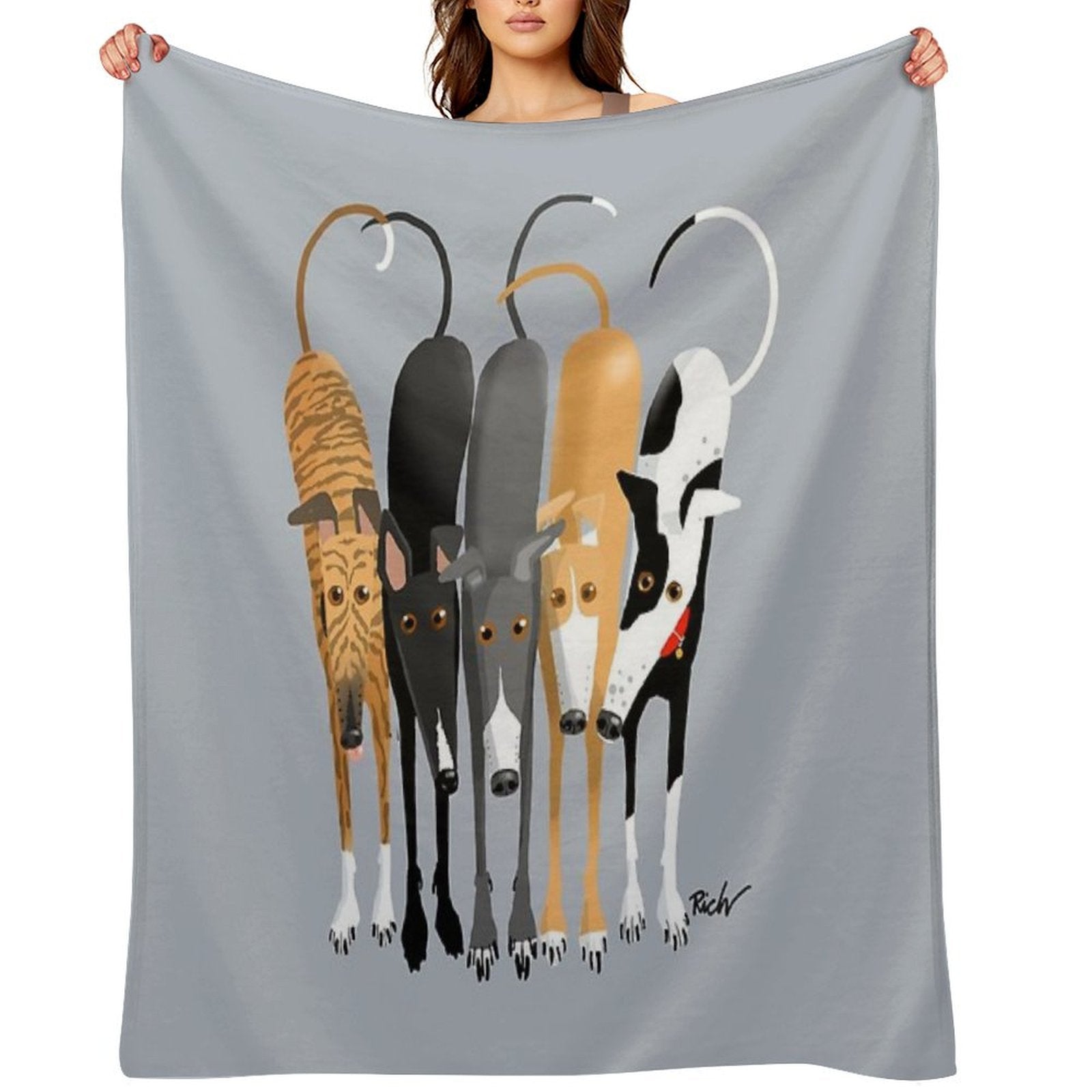 Tails Up! Throw Blanket