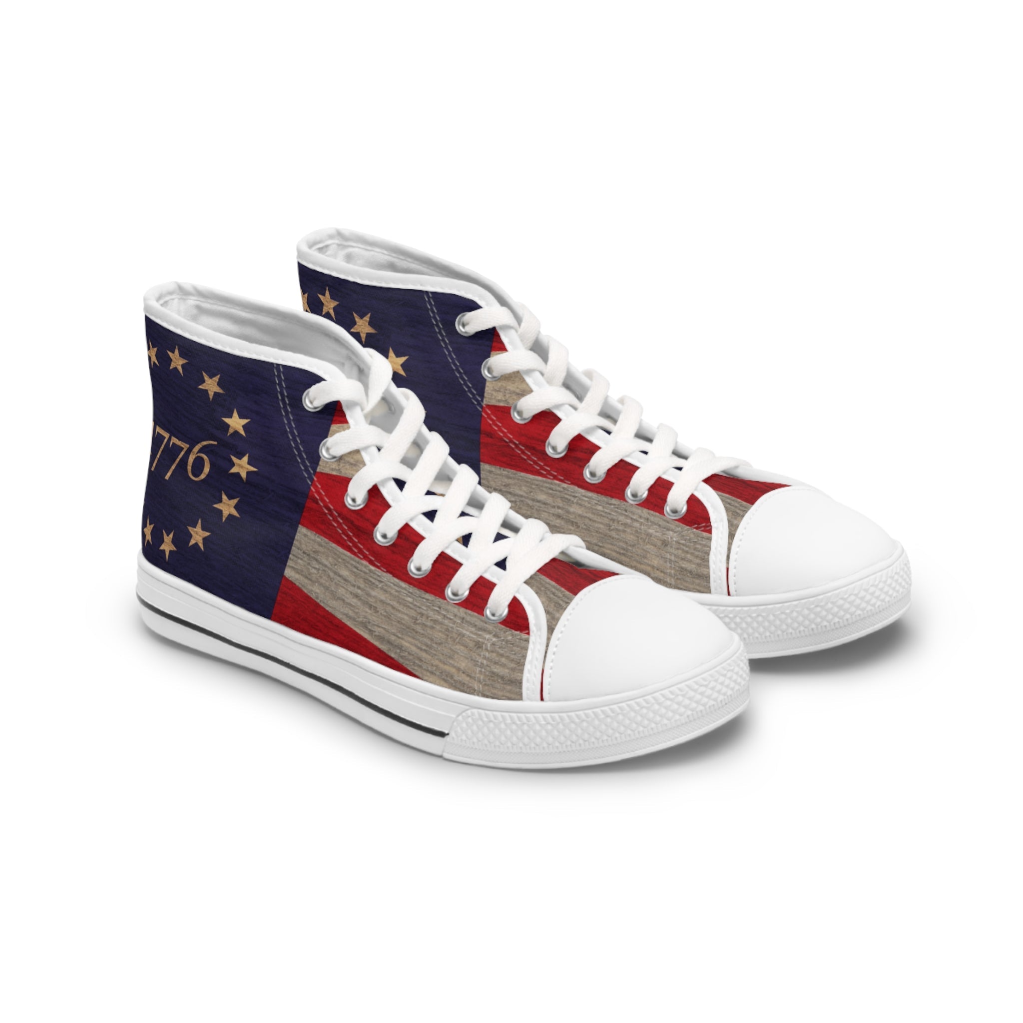 Betsy Ross Flag Women&amp;#39;s High Top Sneakers