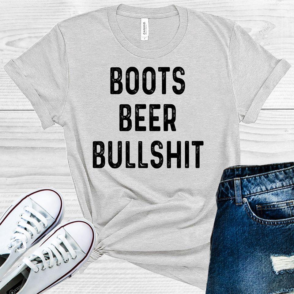 Boots Beer Bullshit Graphic Tee