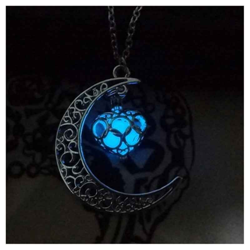 Radiant Crystal Pendant Necklace with Silver Plated Chain