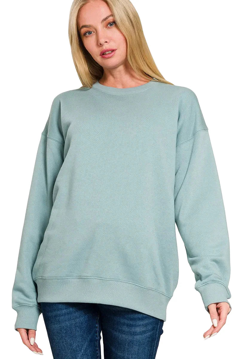 Garden Naked Fleece Round Neck Sweatshirts