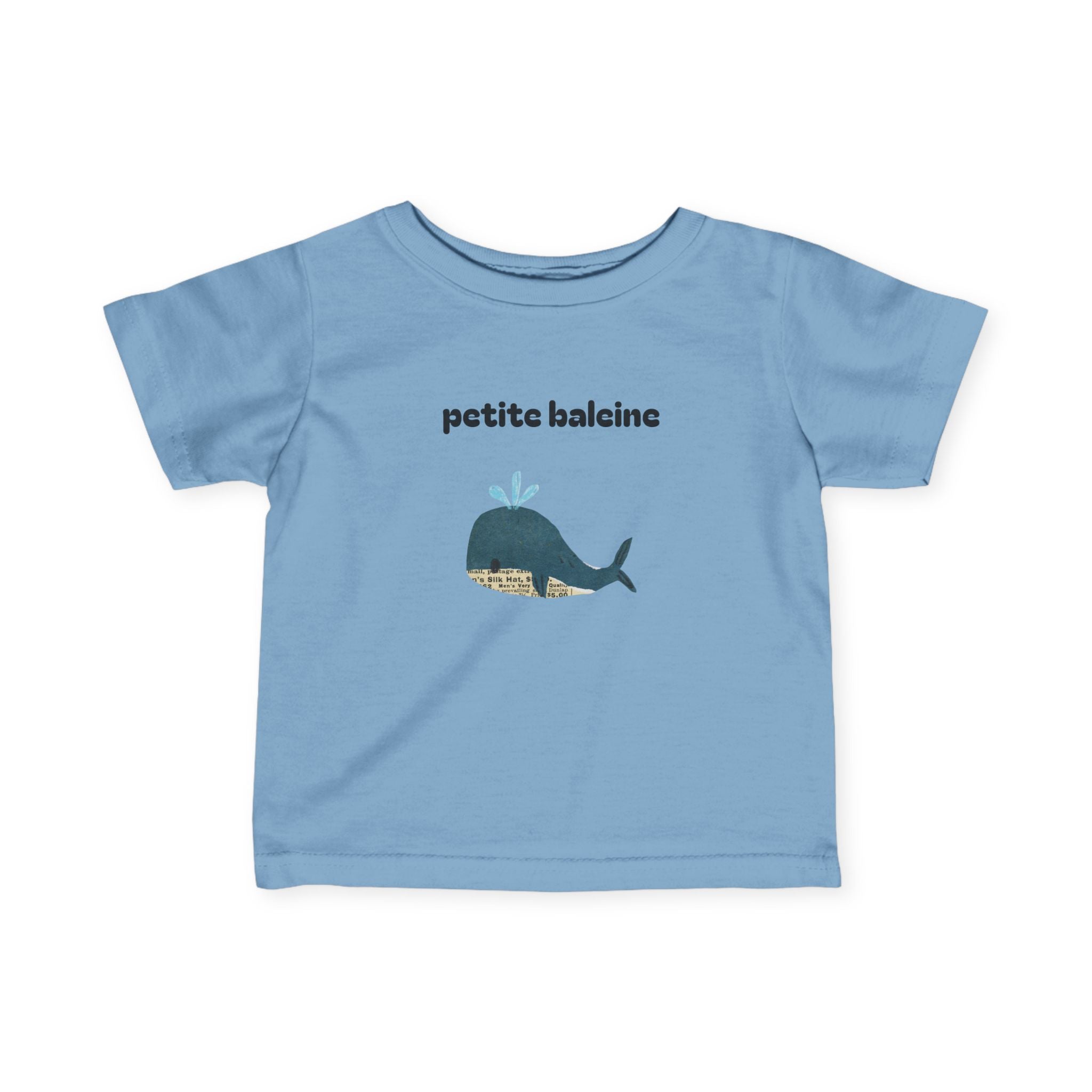 Little whale petite baleine Infant toddler Tee