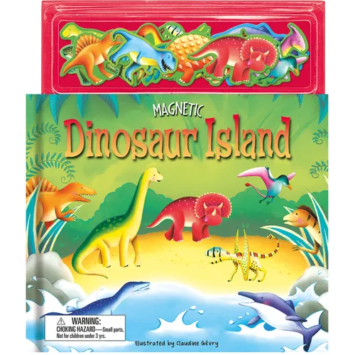 Magnetic Dinosaur Island - Hardcover