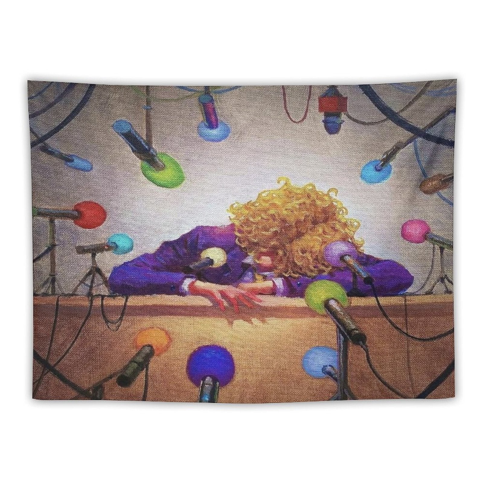 Позорники В Прямом Эфире (the Shamefuls in Live) Tapestry