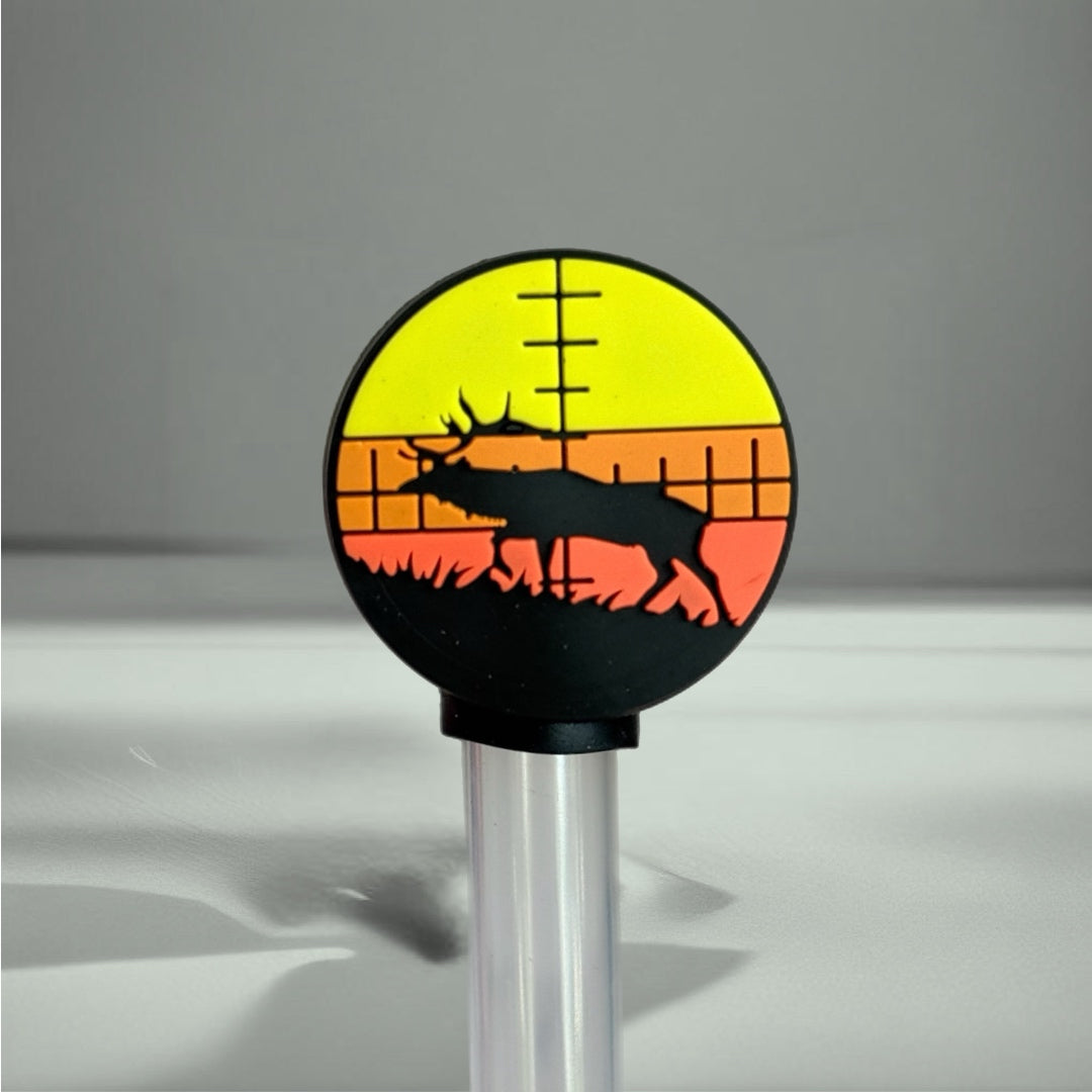HUNTING LOVE STRAW TOPPER