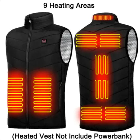 Style Loft Collection OutdoorLoft Unisex Extended Sizes USB Charging Heated Vest