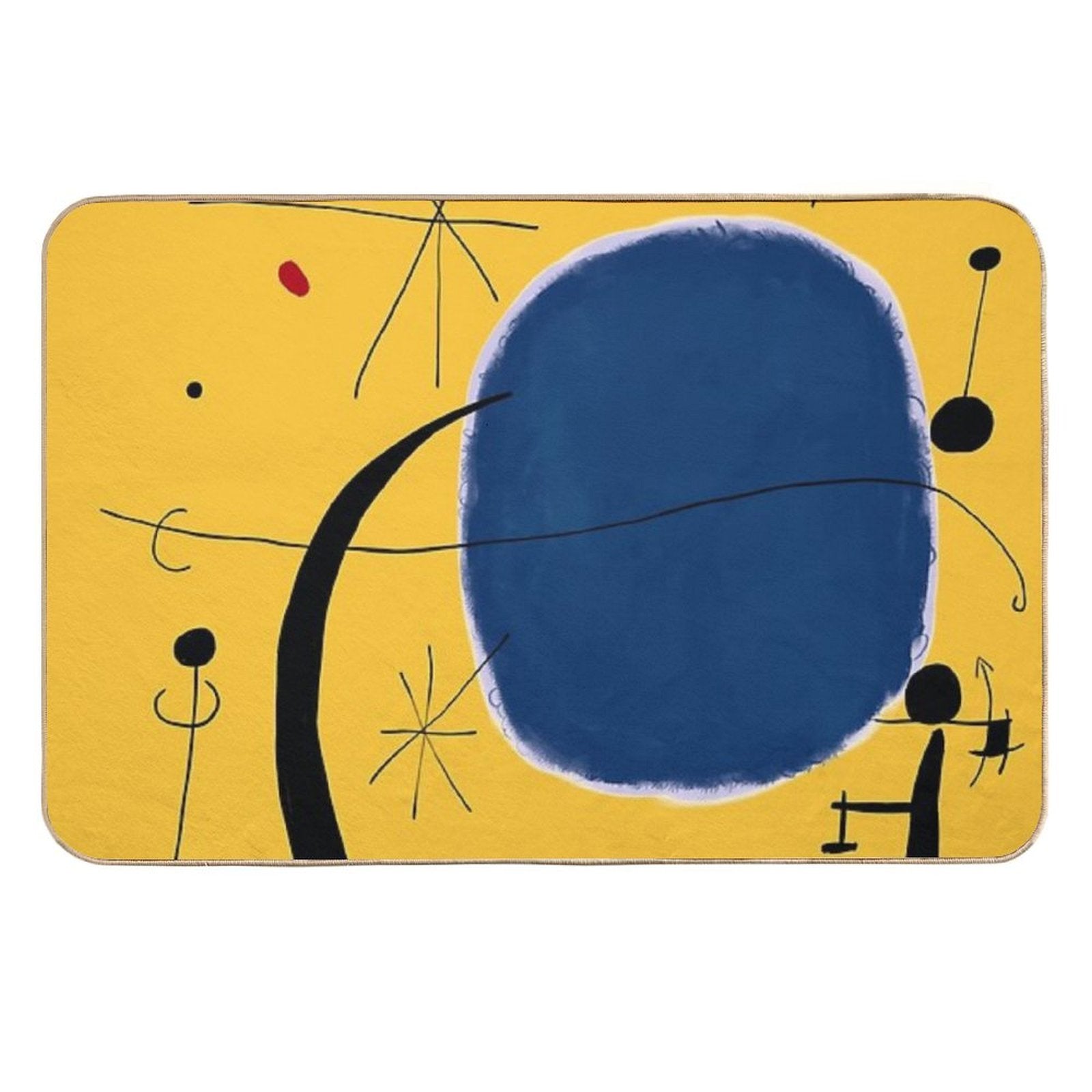 Joan Mirò #9  Dirt-Trapping Bath Mat