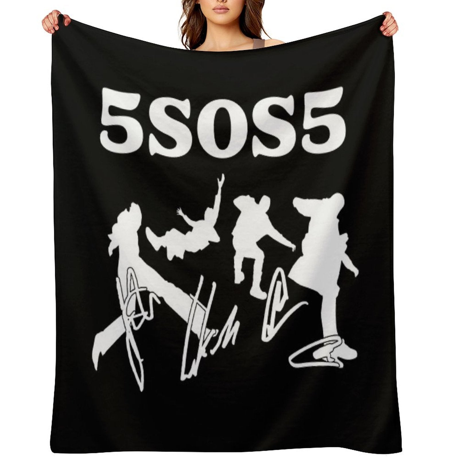 5sos Merch 5 Seconds Of Summer 5sos5 Throw Blanket