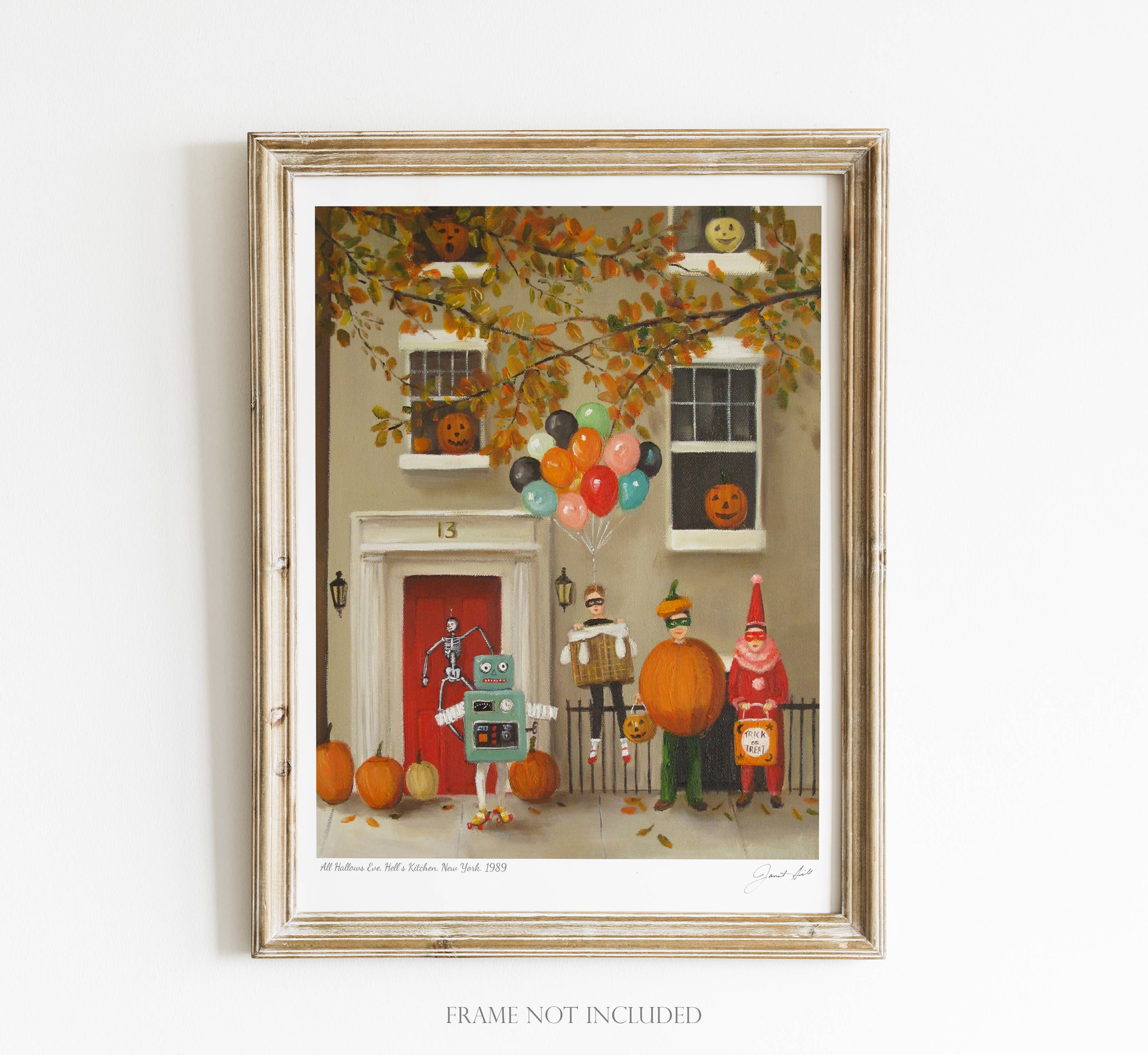 All Hallow&amp;#39;s Eve, Hell&amp;#39;s Kitchen Art Print- 8.5&amp;quot;x11&amp;quot;
