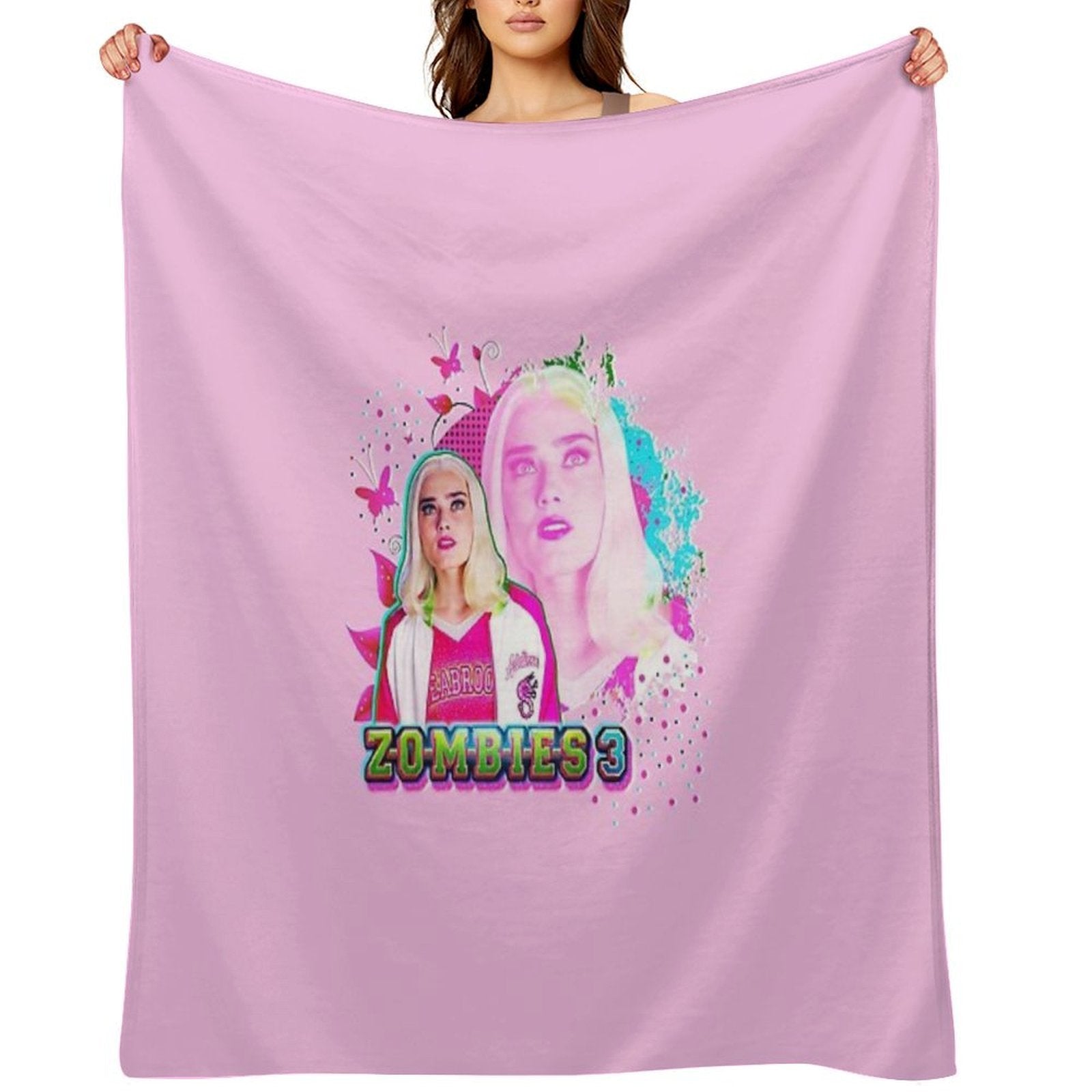 Zombies 3 Addison Throw Blanket