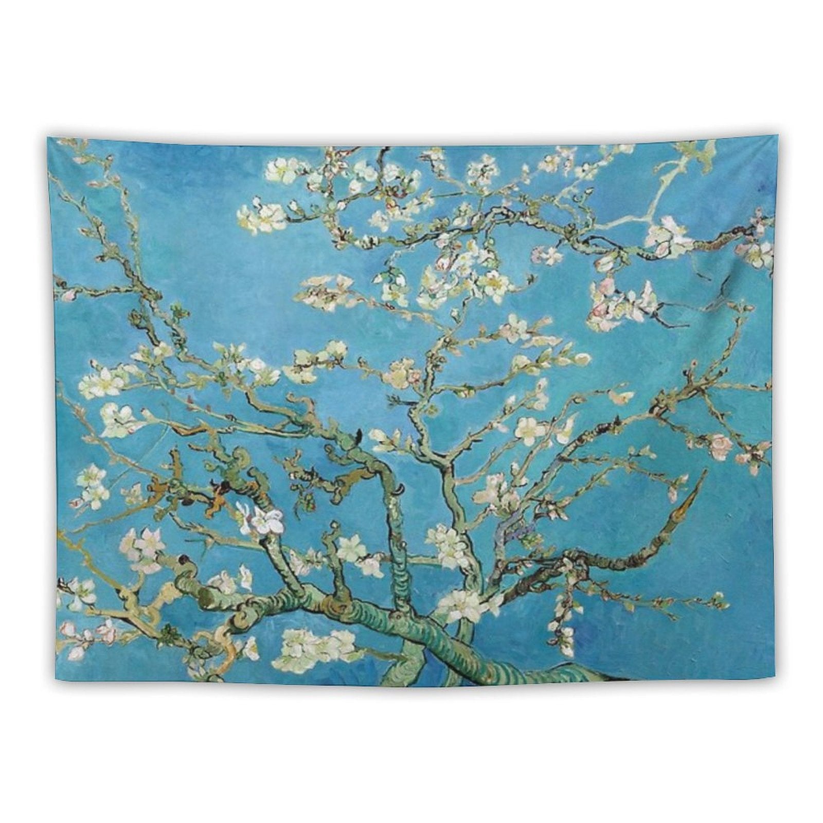 1890-Vincent Van Gogh-Almond Blossom-73.5x92 Tapestry