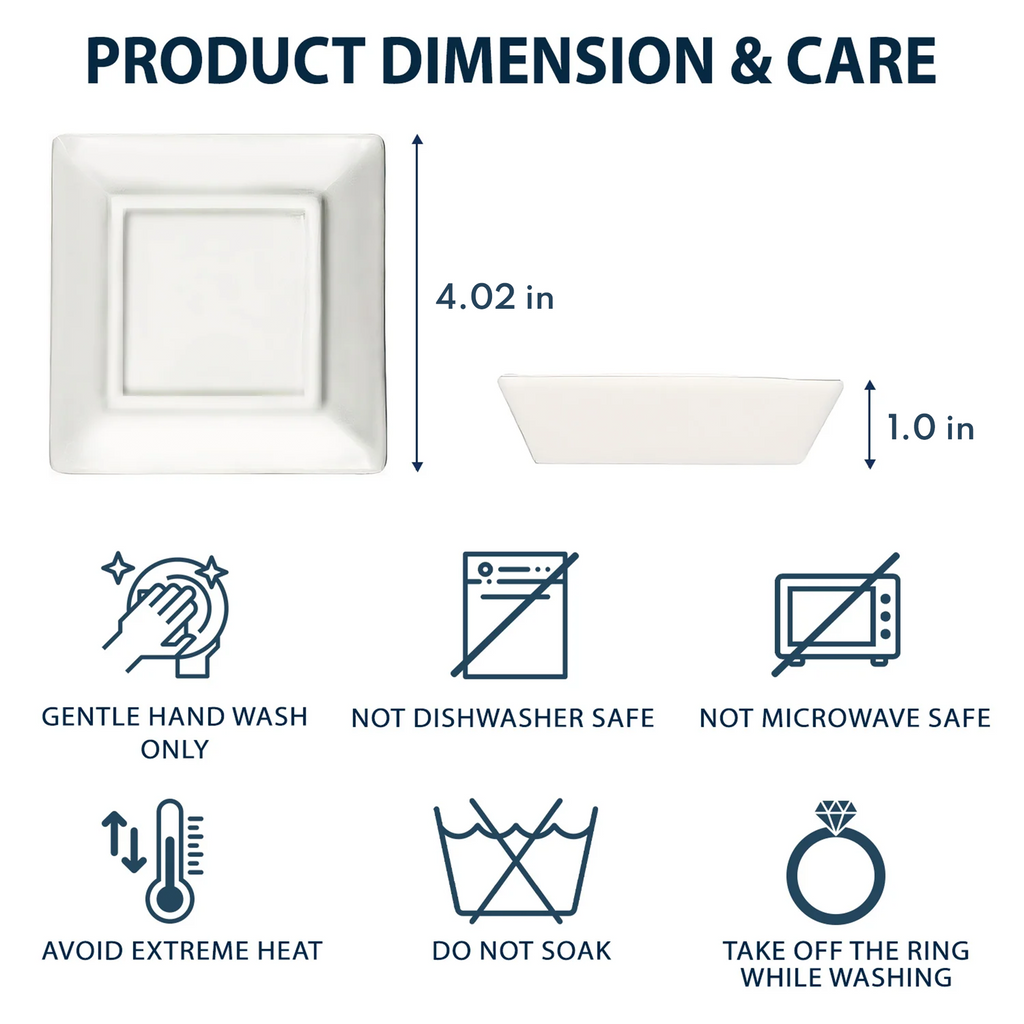 A Sweet Ending To A New Beginning - Personalized Jewelry Dish - Graduation Motivation Gift For Her/Him, Daughter/Son, Grad Ceremony, Commencement