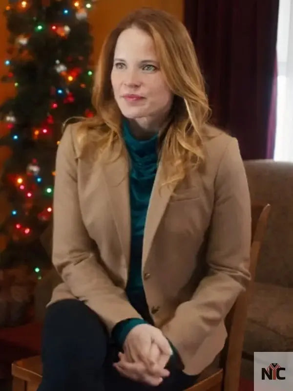 A Very Vermont Christmas 2024 Katie Leclerc Brown Blazer