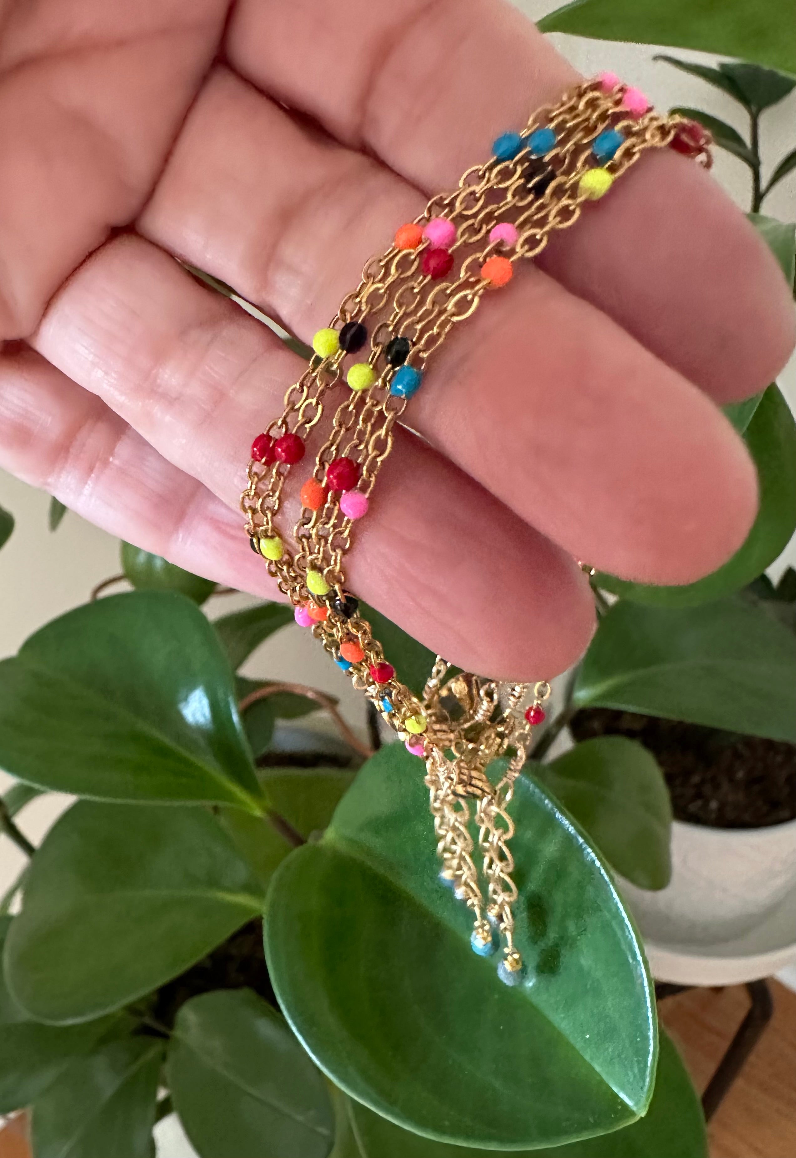 Colorful Cascade Bracelet