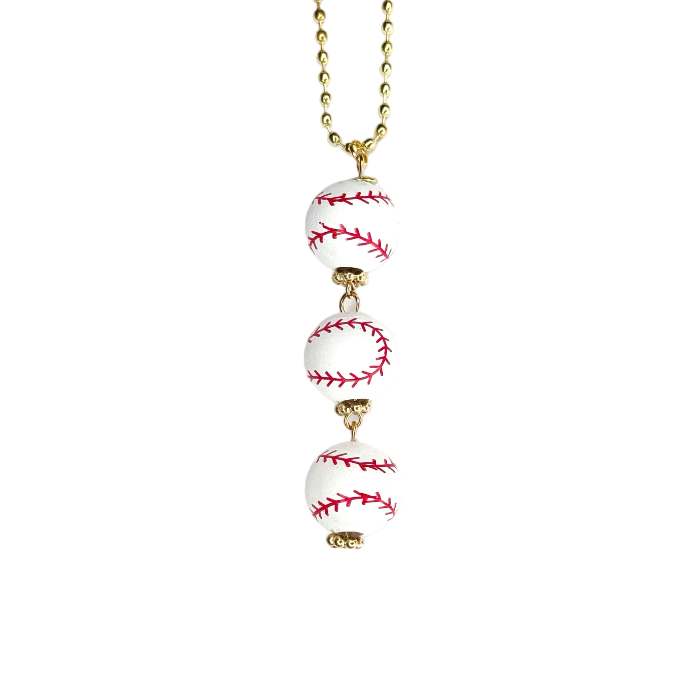 BASEBALLS Charm - Tumbler Handle Charm