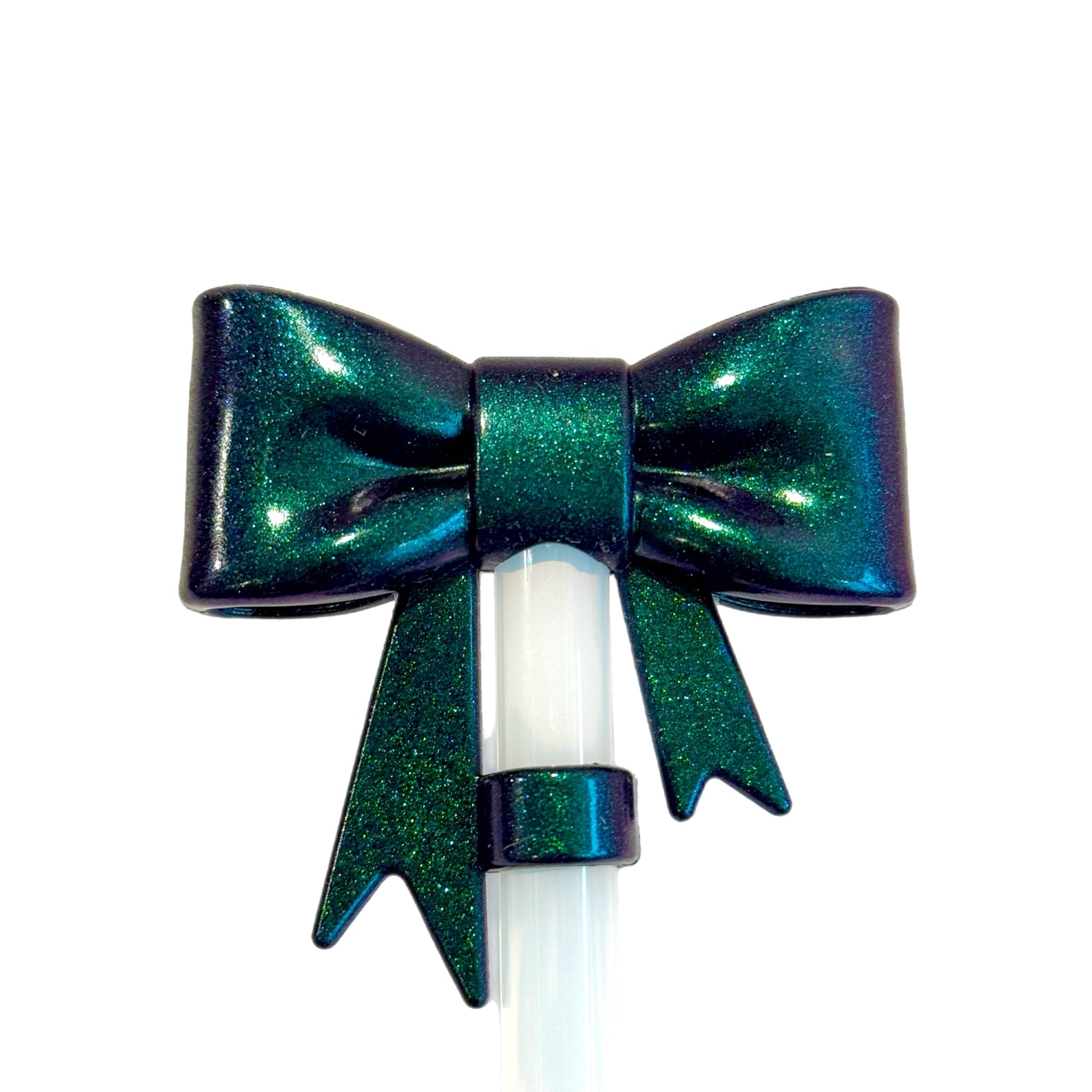 CHROMA 3D BOW STRAW TOPPER