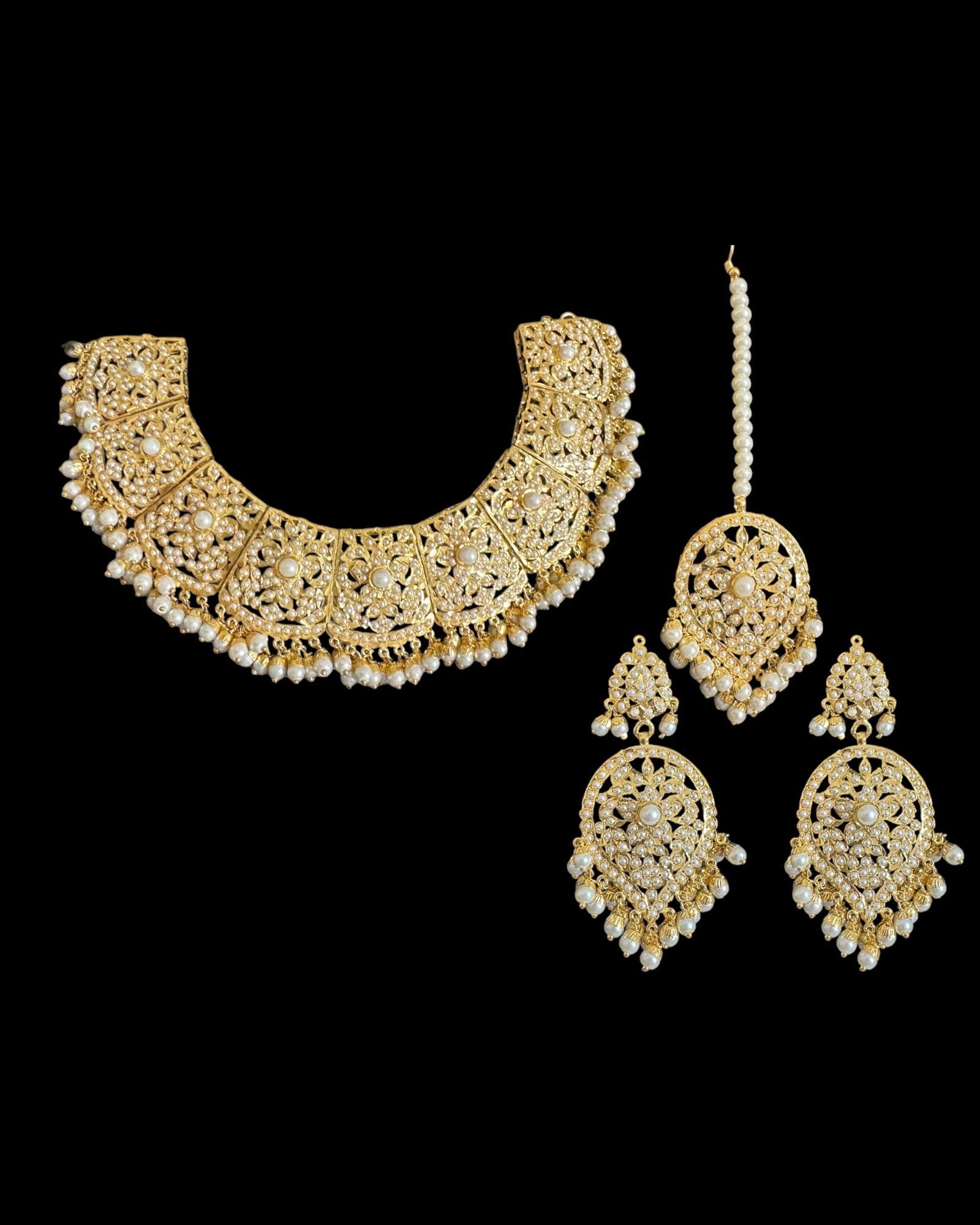 BR202 chriselle jadau set in pearls ( READY TO SHIP )