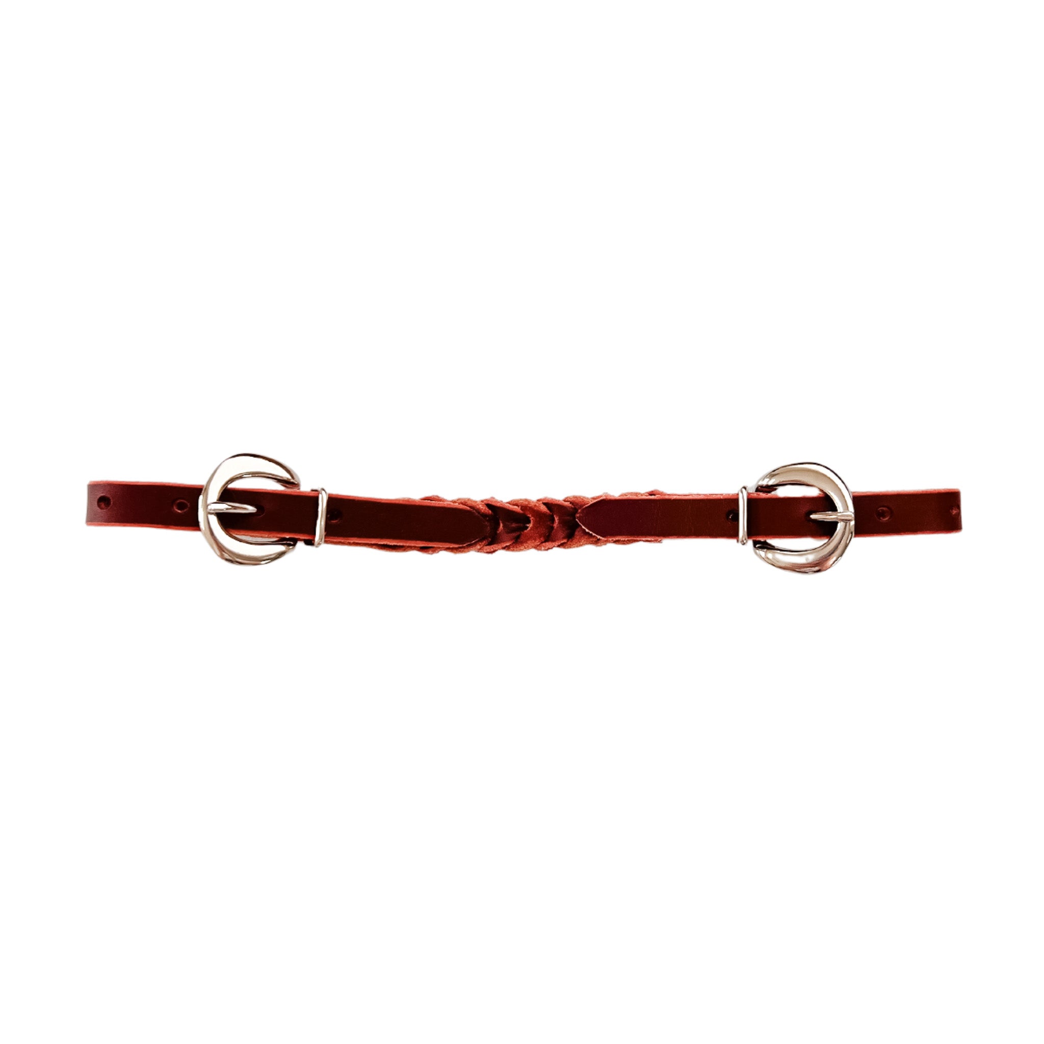 AJ Tack Latigo Braided Curb