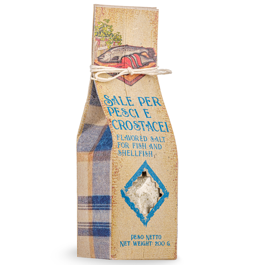 Artigiani dei Sapori, Sicilian Sea Salt Mix for Roasted and Grilled Fish, 7oz (198g)