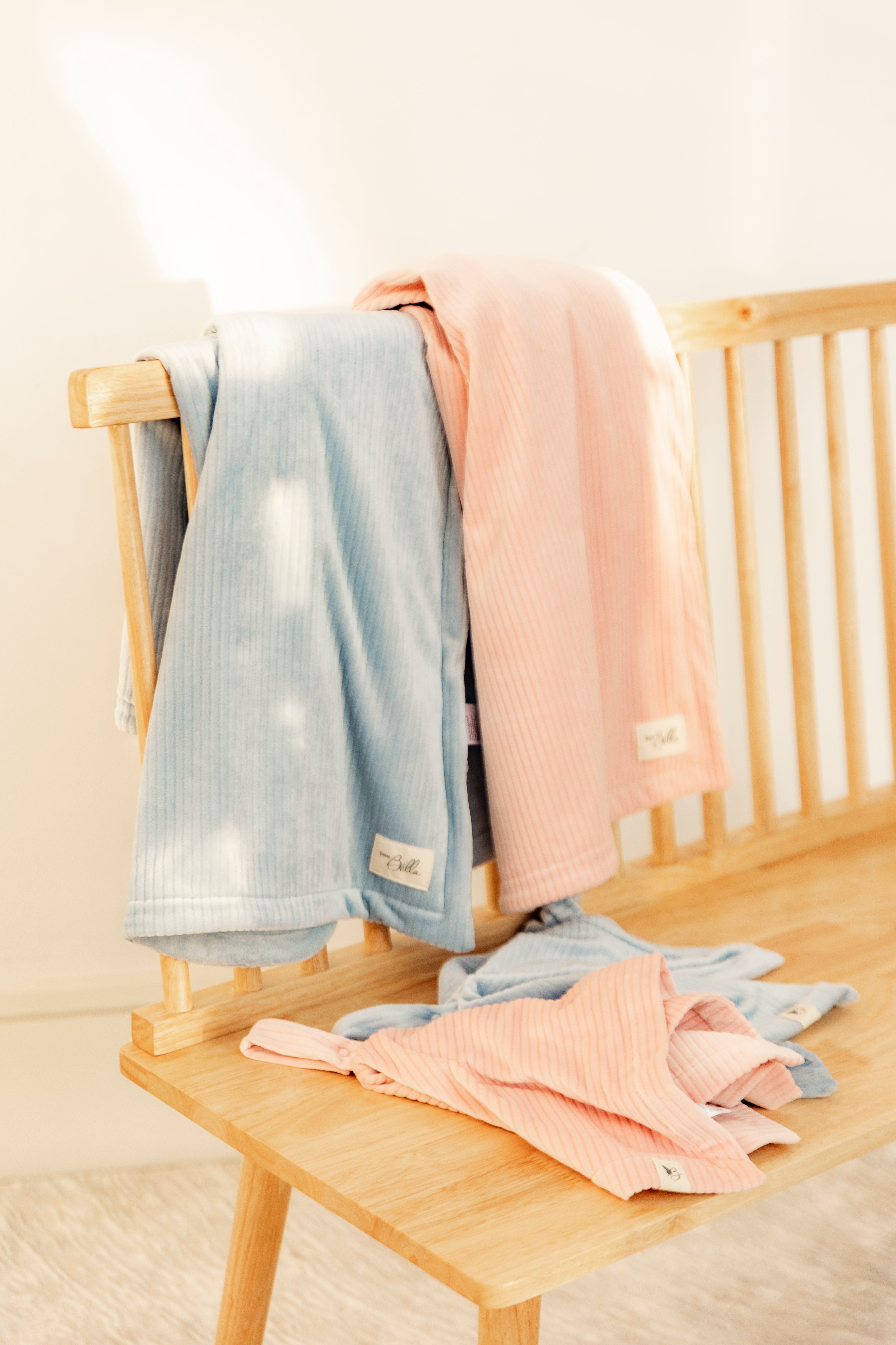 Velour Rib Blanket and Lovey