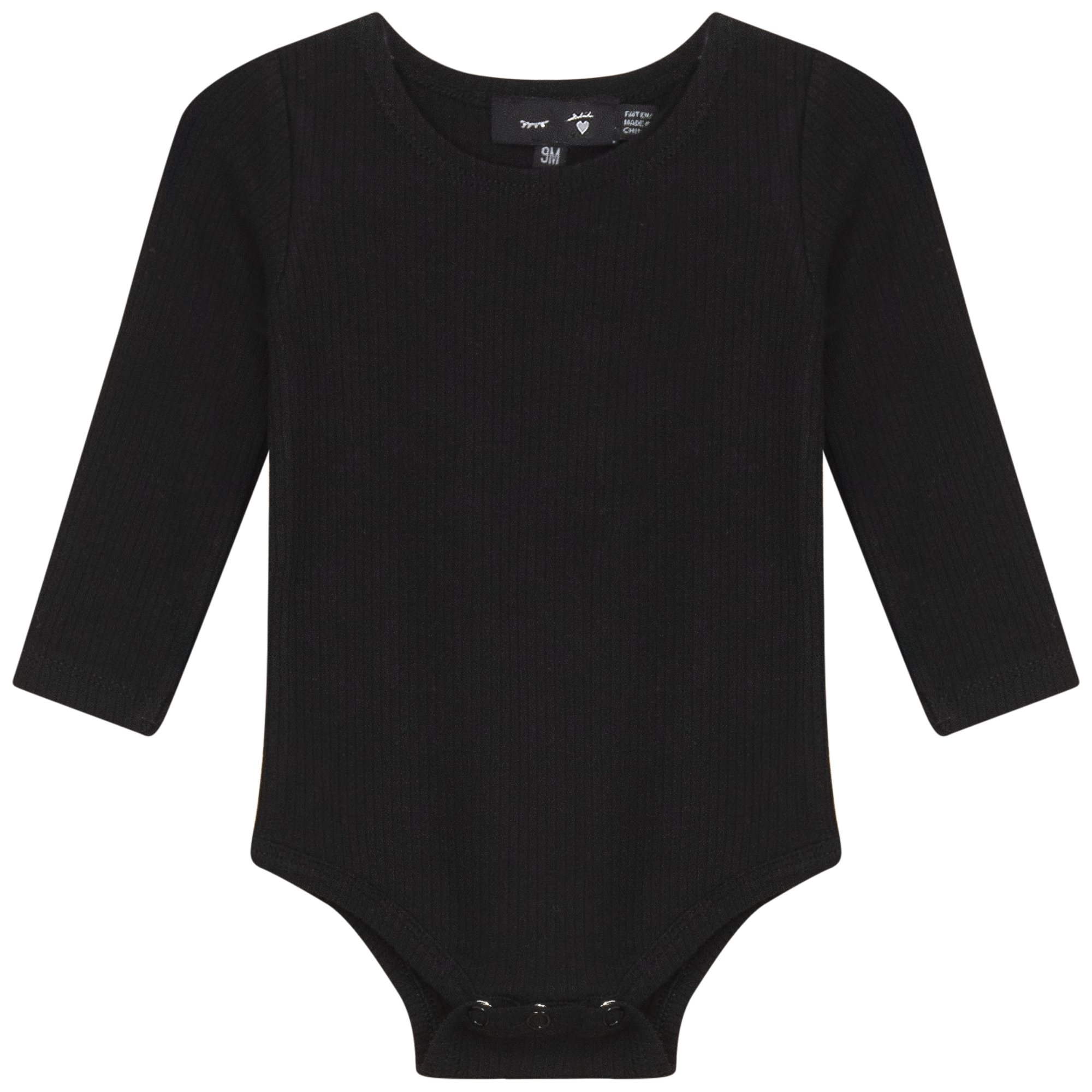 Pointelle Long Sleeve Rib Onesie