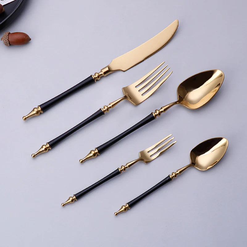AURORIA Luxury Roman Column Design Cutlery | 3CARATS