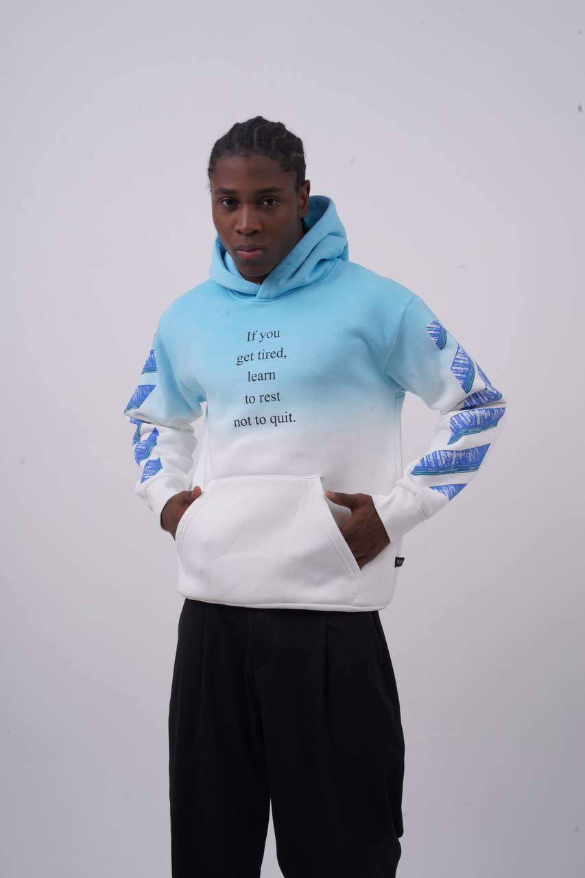 Abstract Geometric Graphic Oversized Hoodie