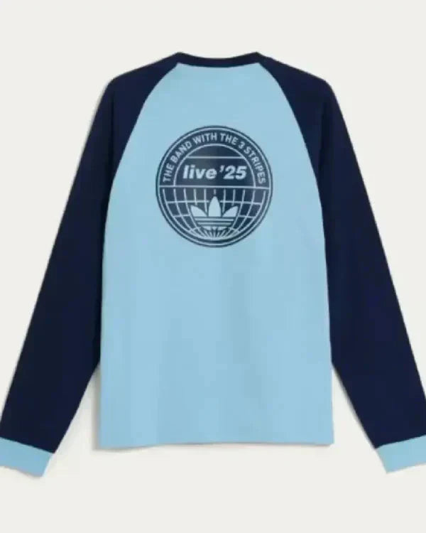 Adidas x Oasis Tour 3-Stripes Long Sleeves T-Shirt