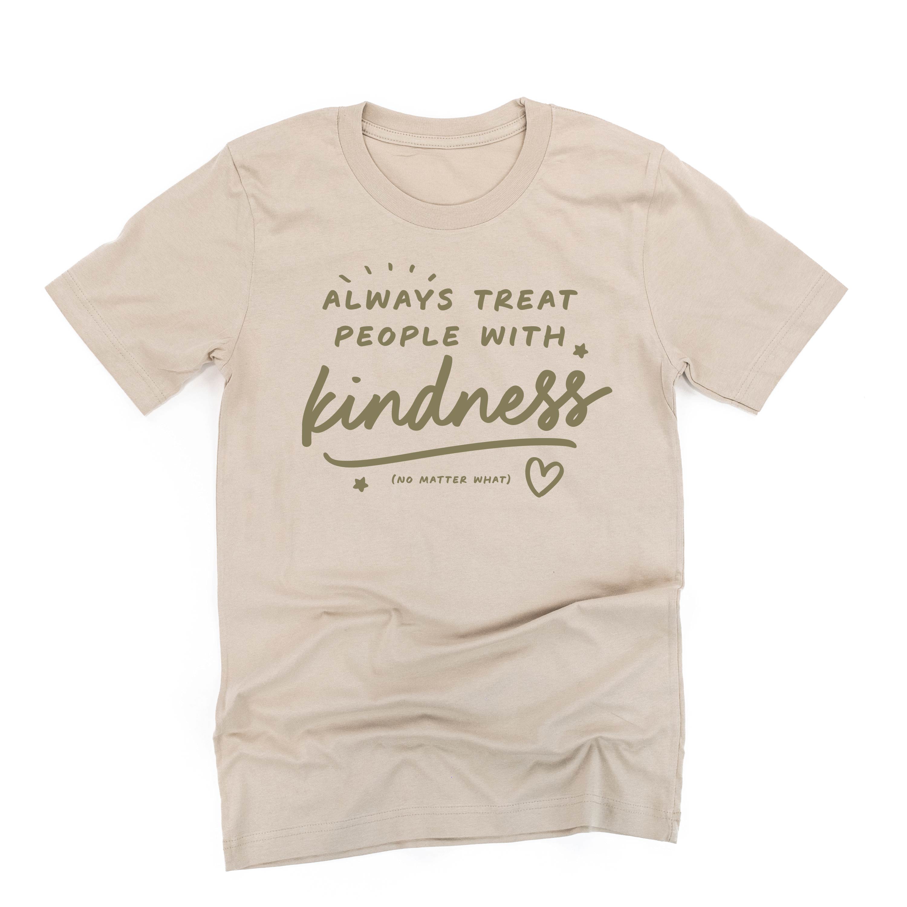 Always Treat People With Kindness - Tone On Tone - Unisex Tee